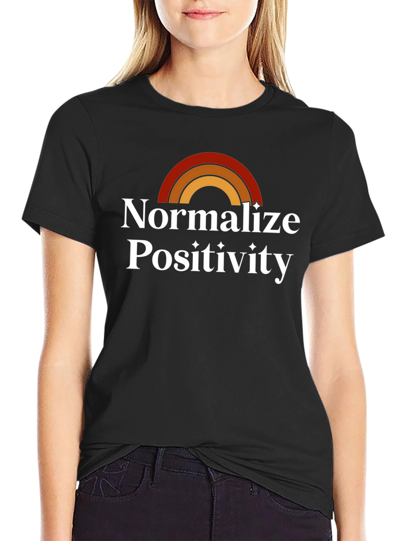 Normalize Positivity Graphic T-Shirt