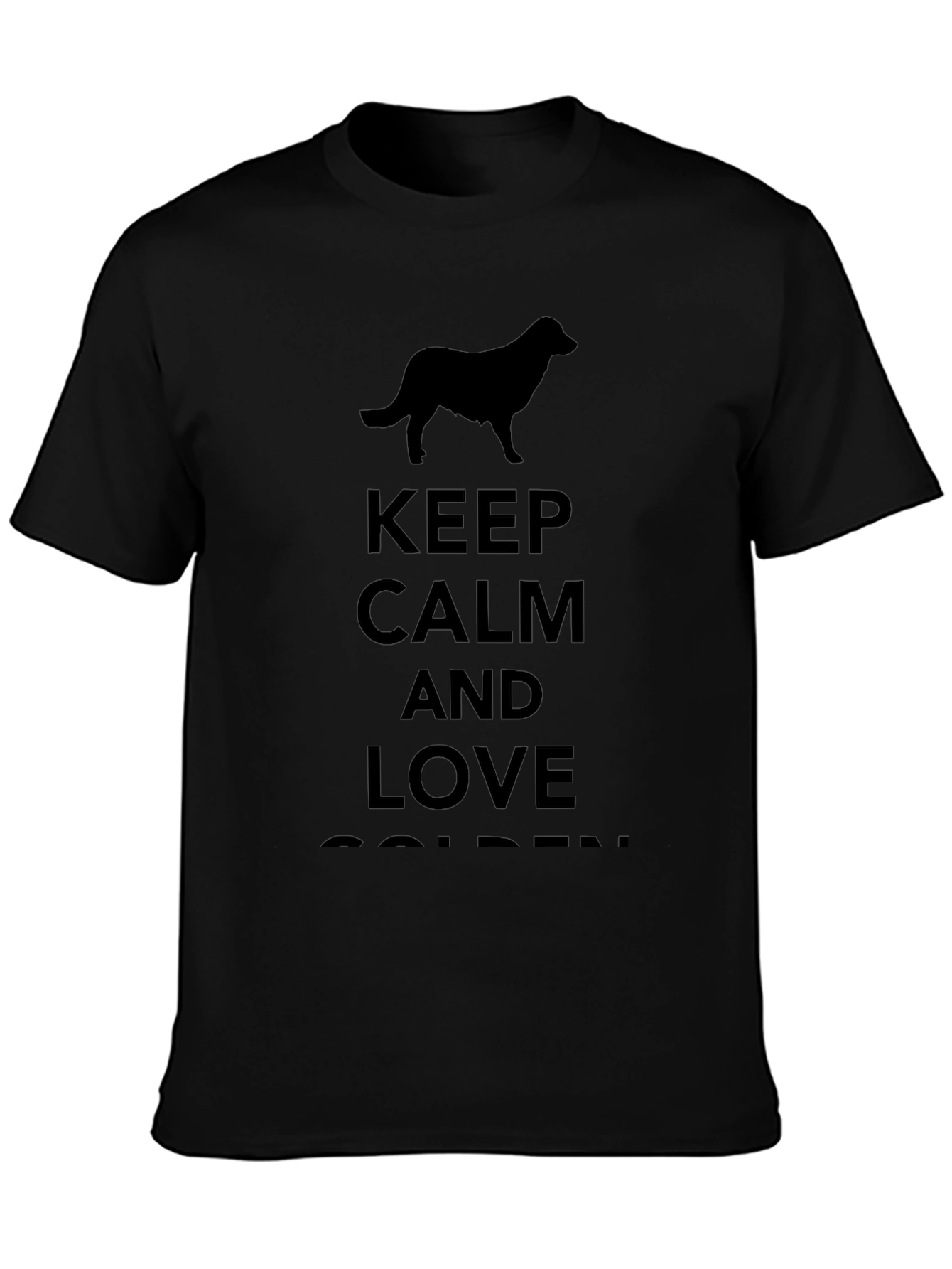 Keep Calm and Love Golden T-Shirt