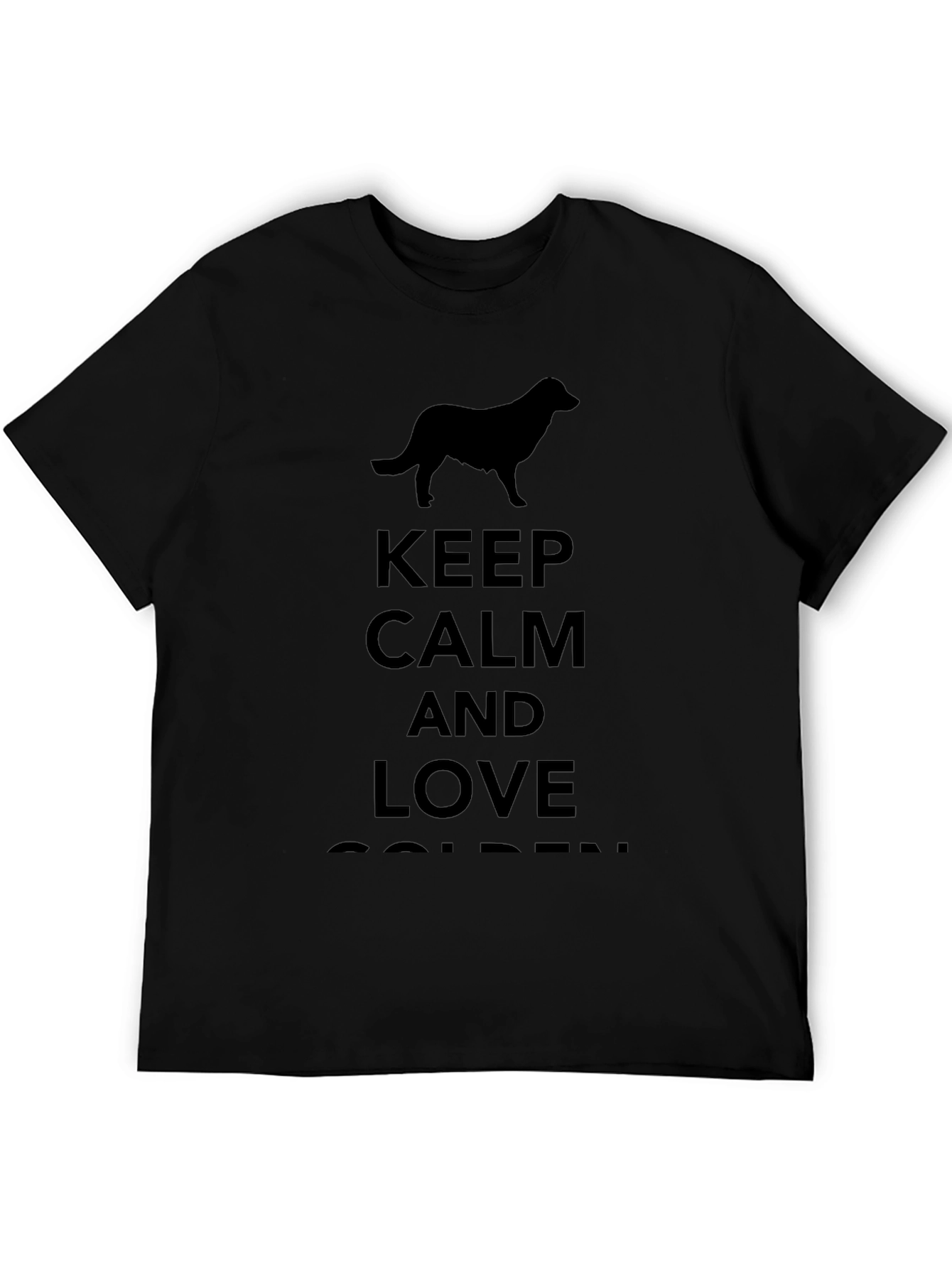 Keep Calm and Love Golden T-Shirt