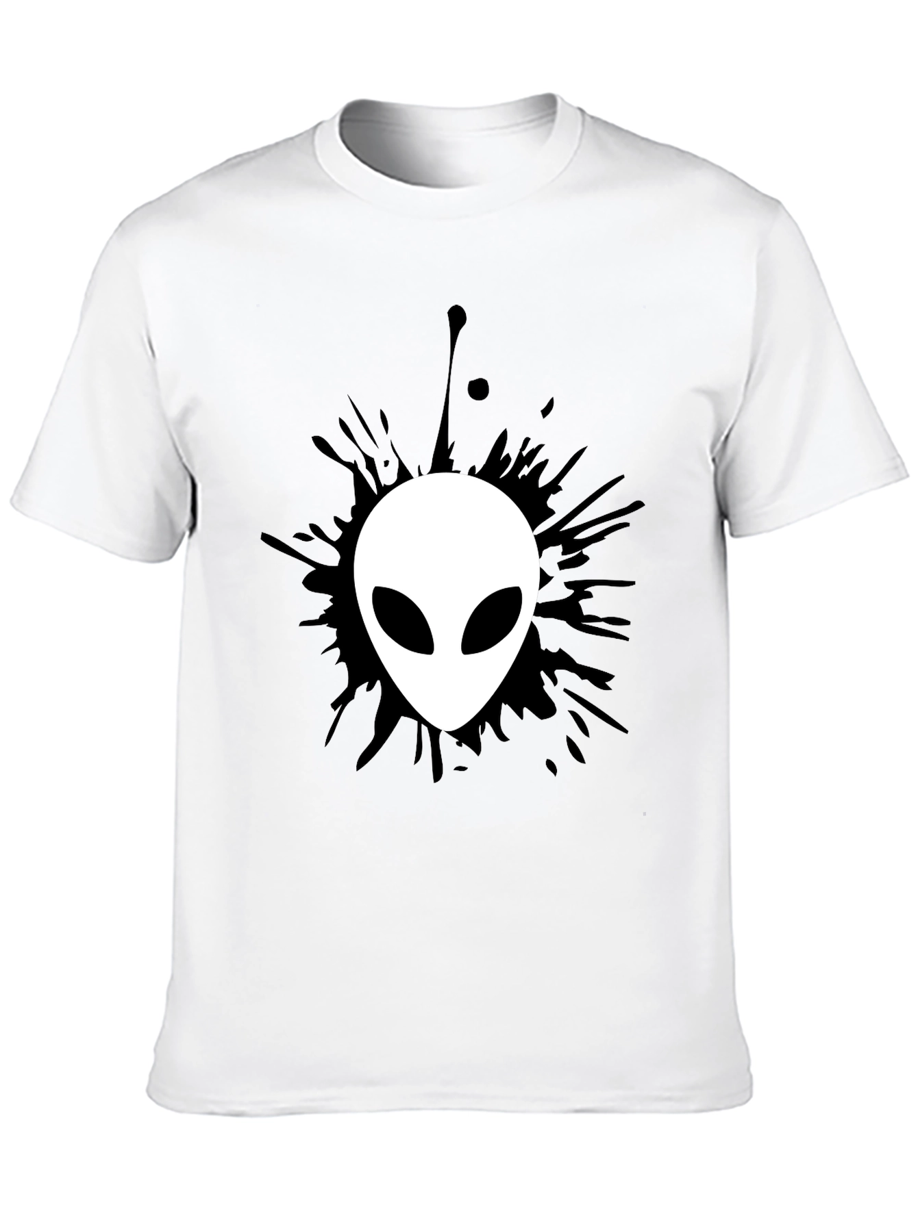 Alien Graphic Black T-Shirt - Mens Fashion
