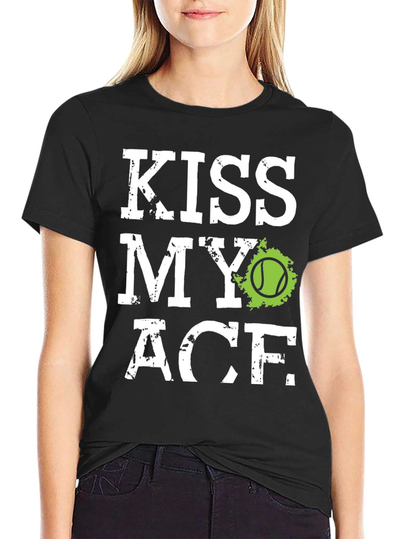 Kiss My Ace T-Shirt - Tennis Graphic Tee