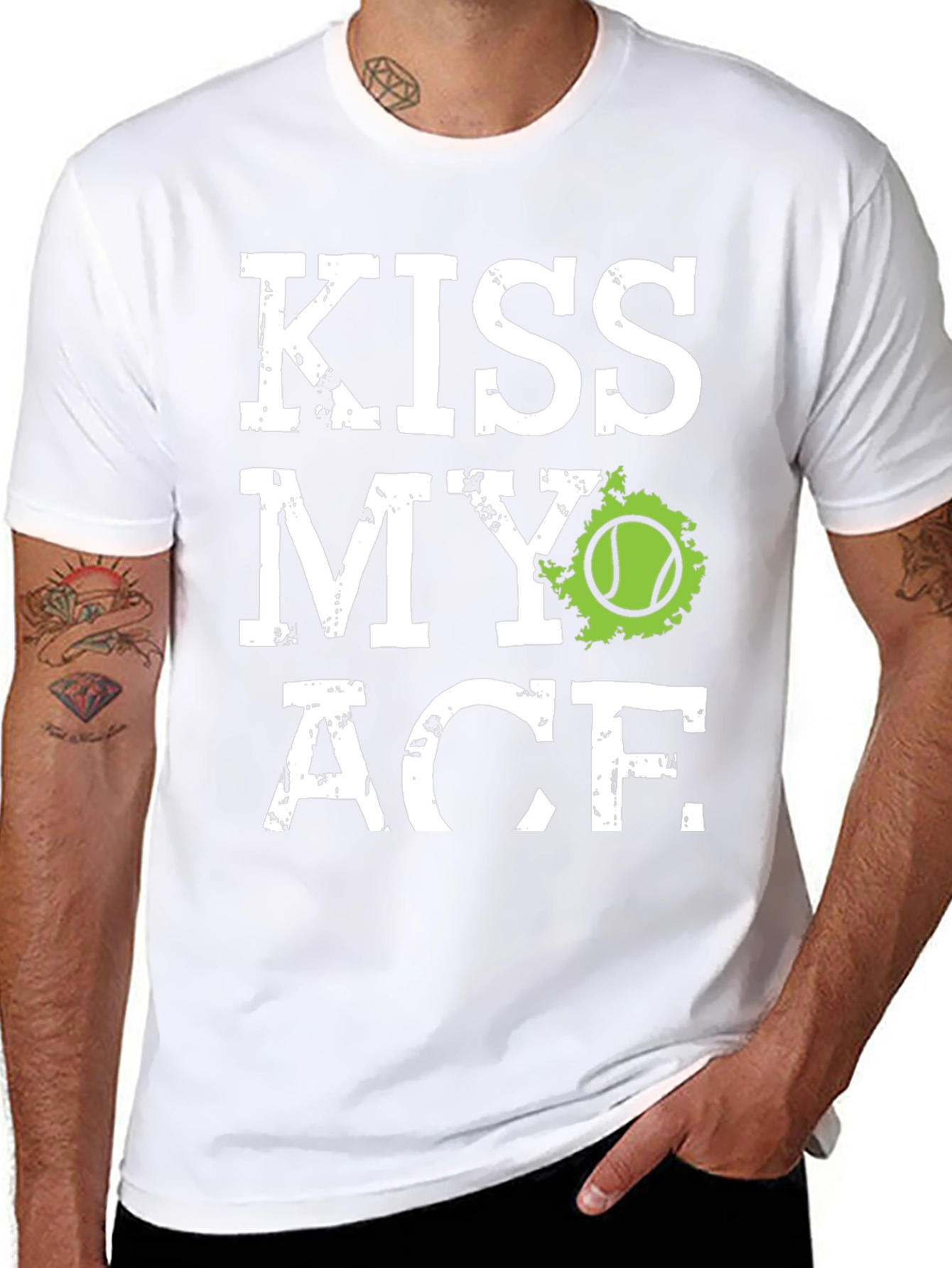 Kiss My Ace T-Shirt - Tennis Graphic Tee