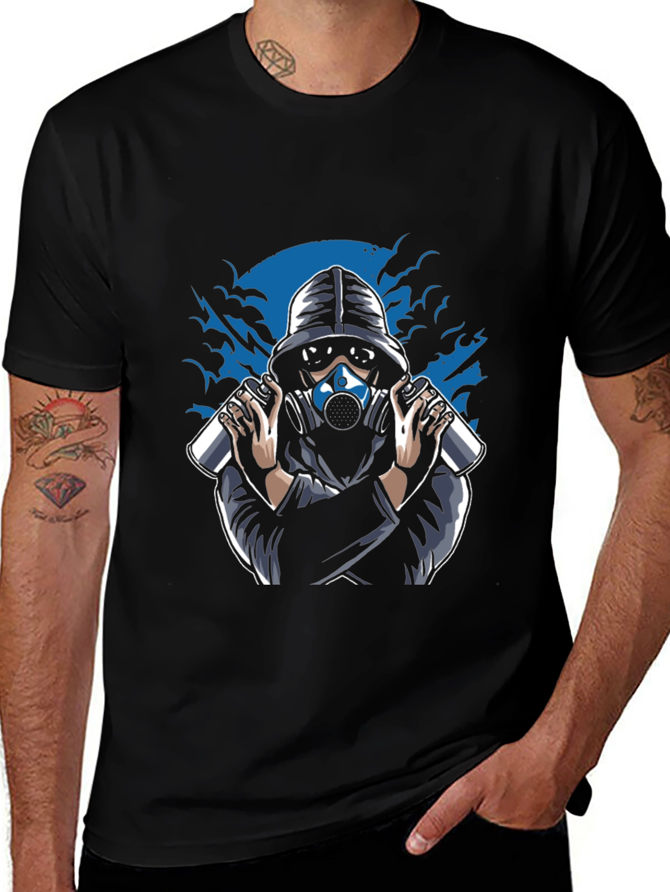 Streetwear Graphic Tee - Urban Art