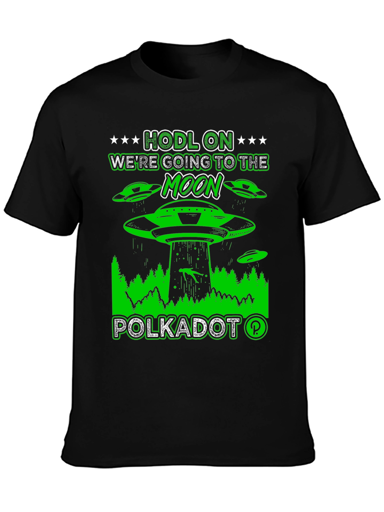 Polkadot HODL On To The Moon T-Shirt