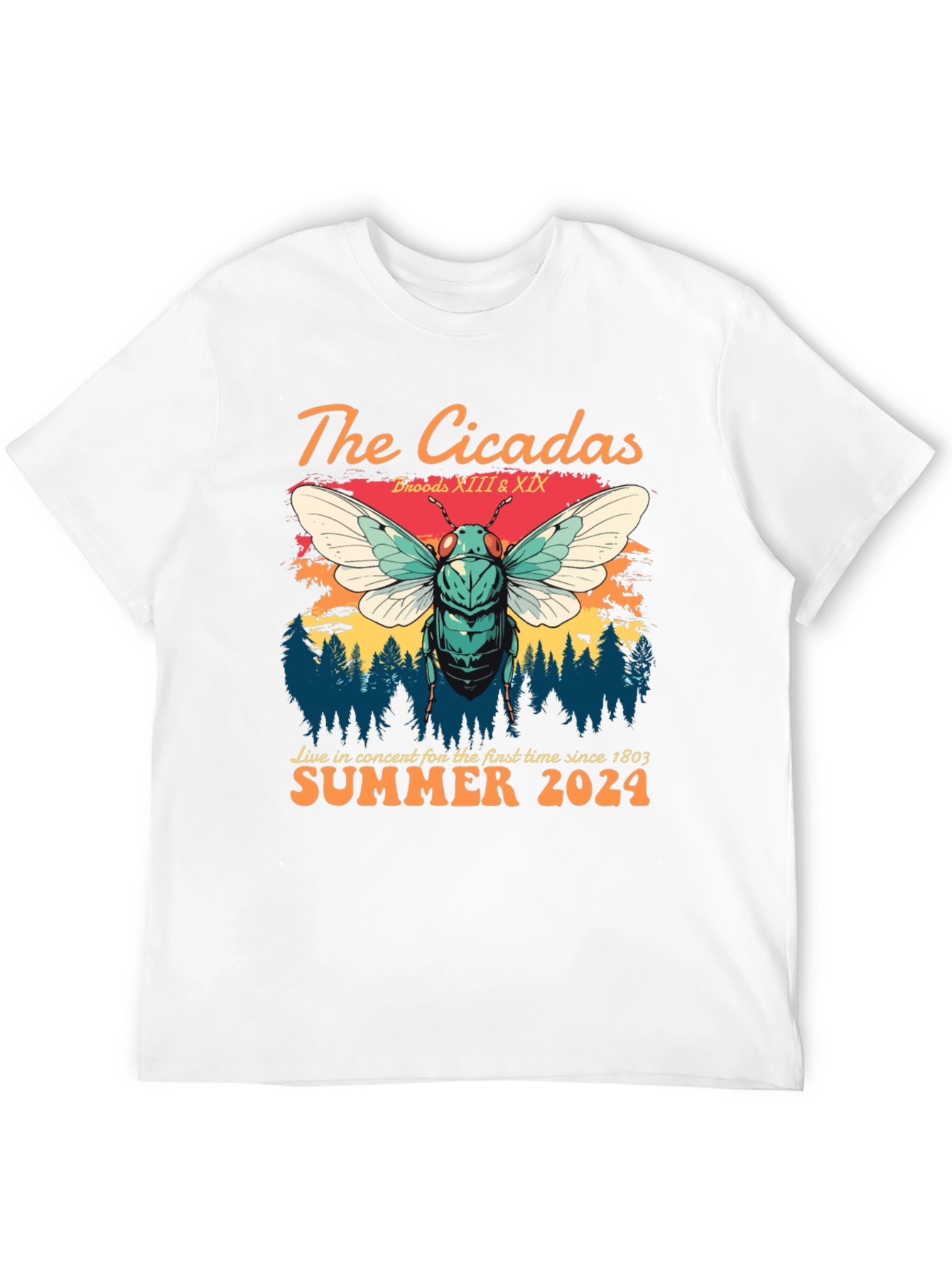 Cicada Brood Concert T-Shirt - Summer 2024