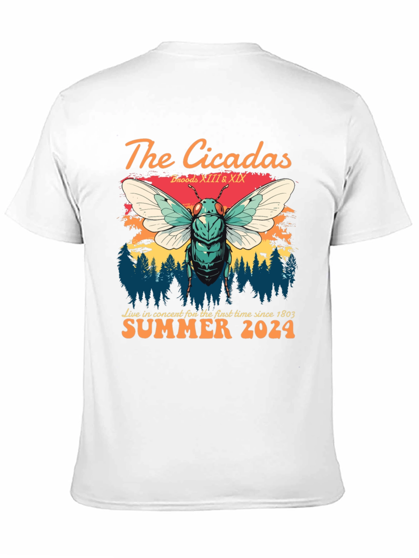 Cicada Brood Concert T-Shirt - Summer 2024