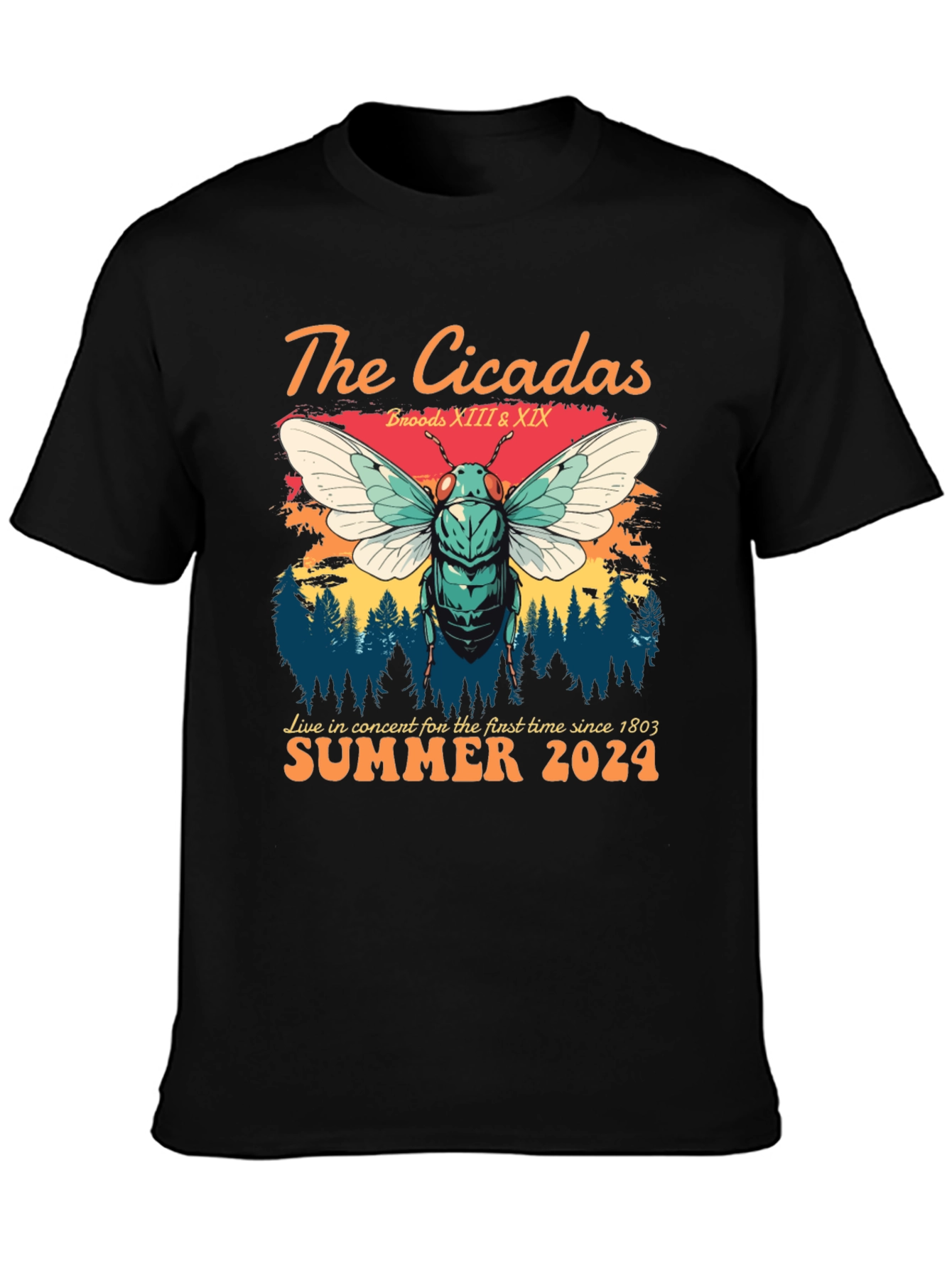 Cicada Brood Concert T-Shirt - Summer 2024
