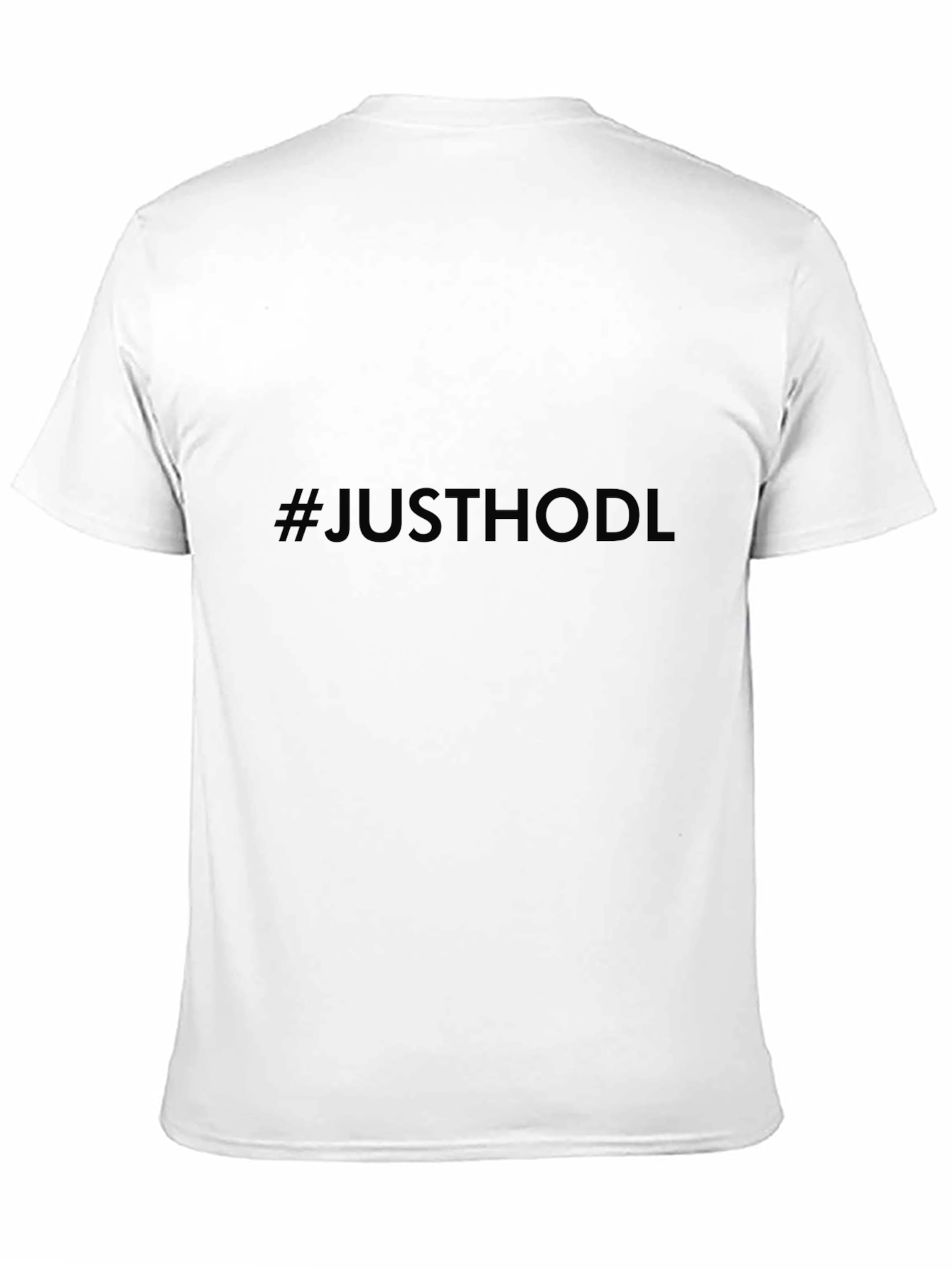 Just Hodl Crypto T-Shirt - Black