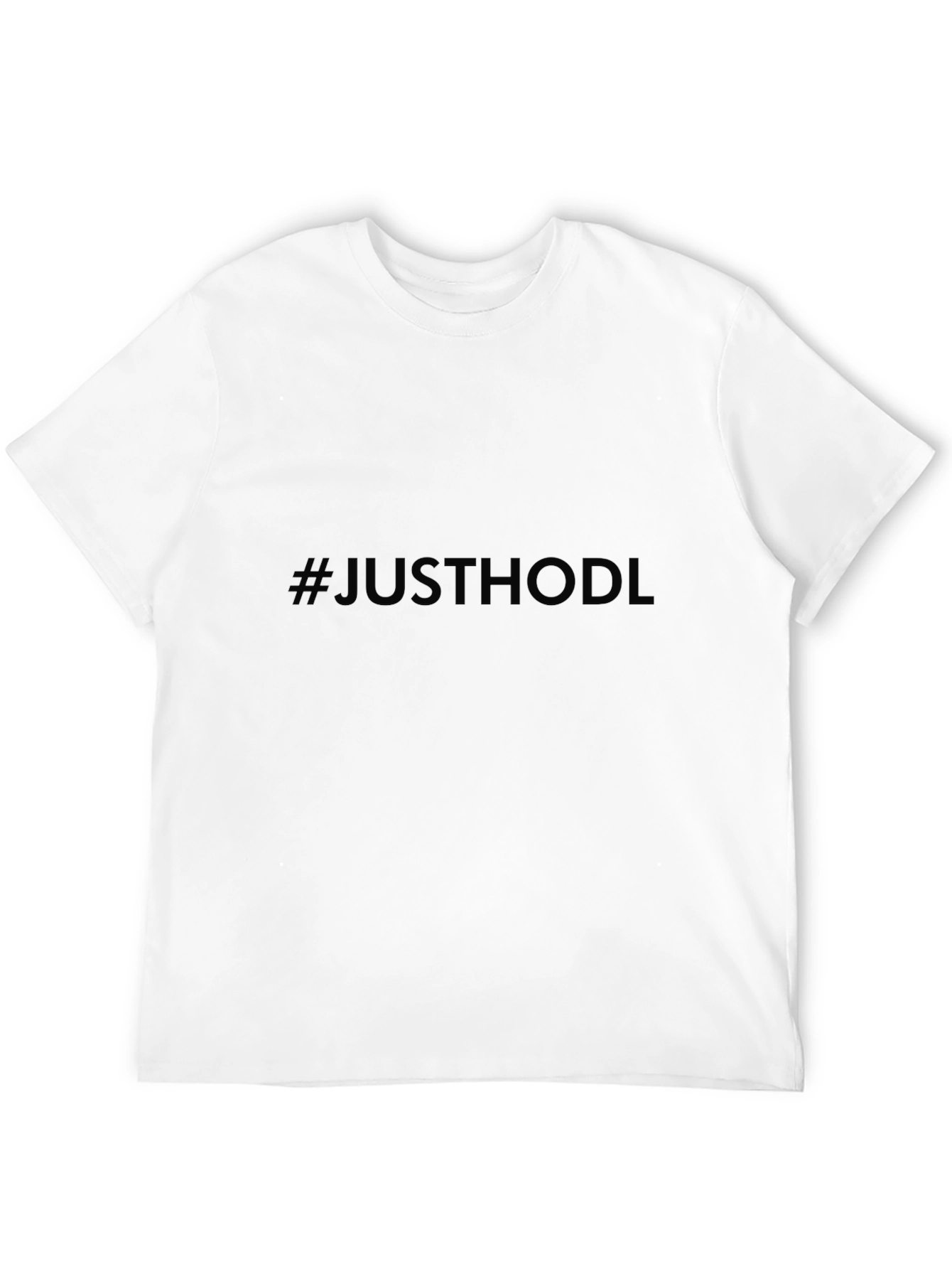 Just Hodl Crypto T-Shirt - Black