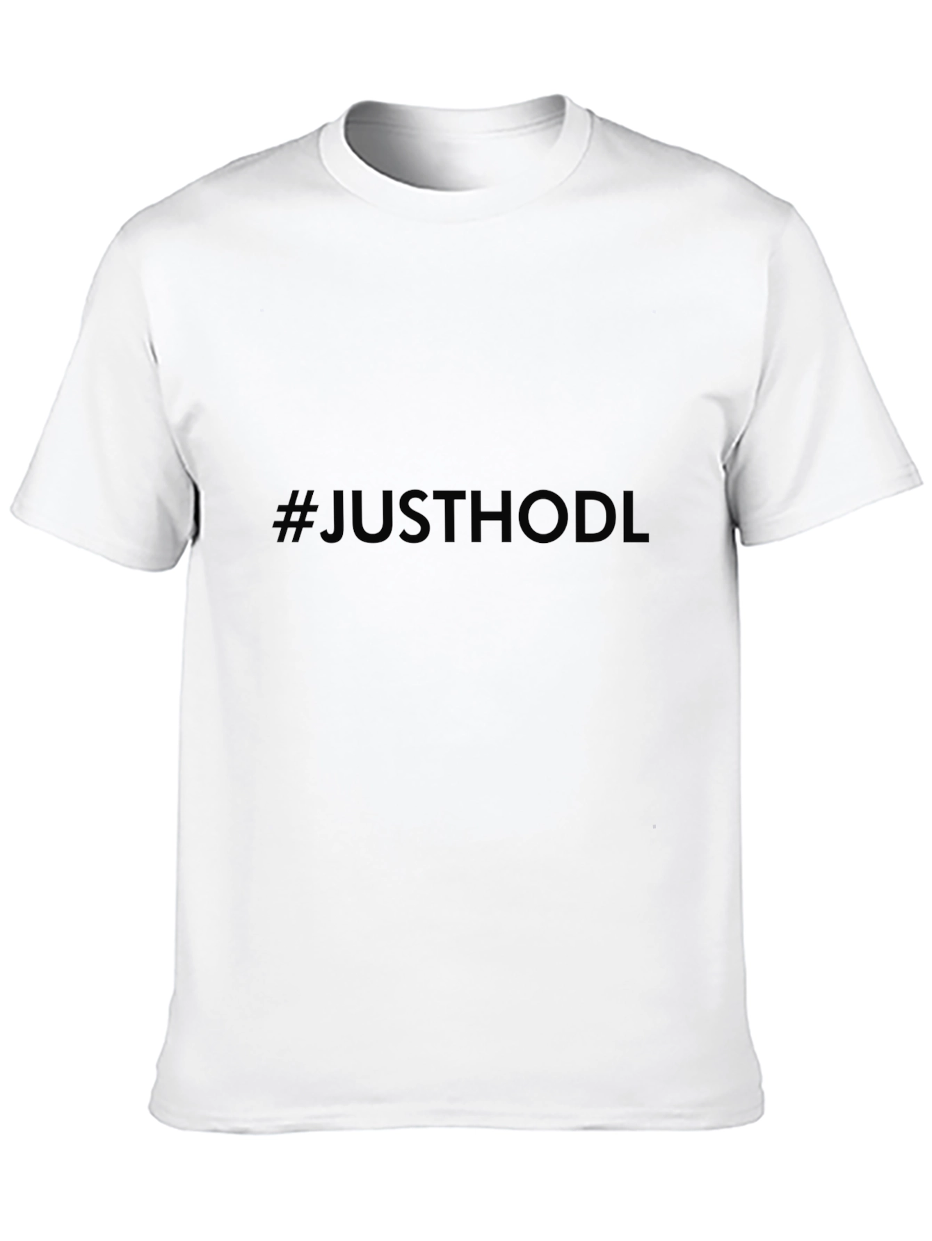 Just Hodl Crypto T-Shirt - Black