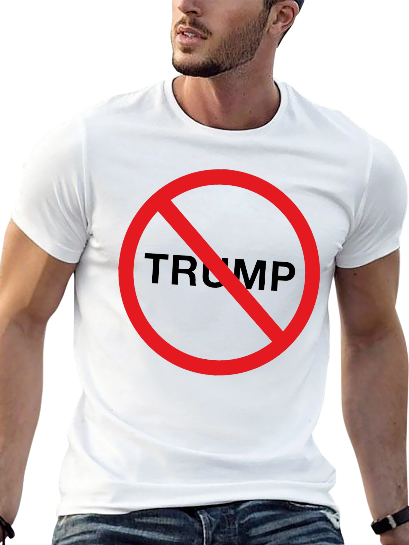 No Trump Black T-Shirt - Political Statement Tee