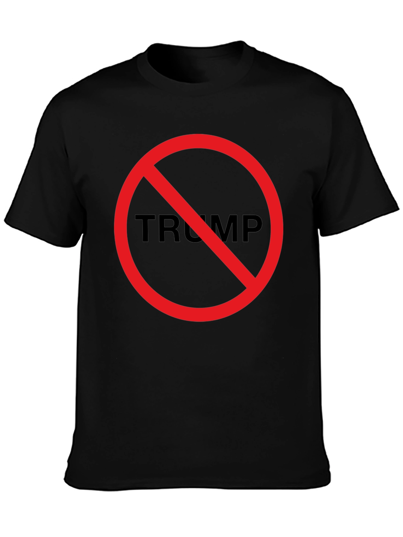 No Trump Black T-Shirt - Political Statement Tee