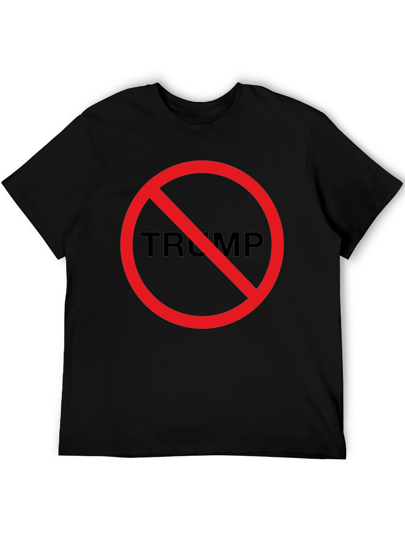 No Trump Black T-Shirt - Political Statement Tee