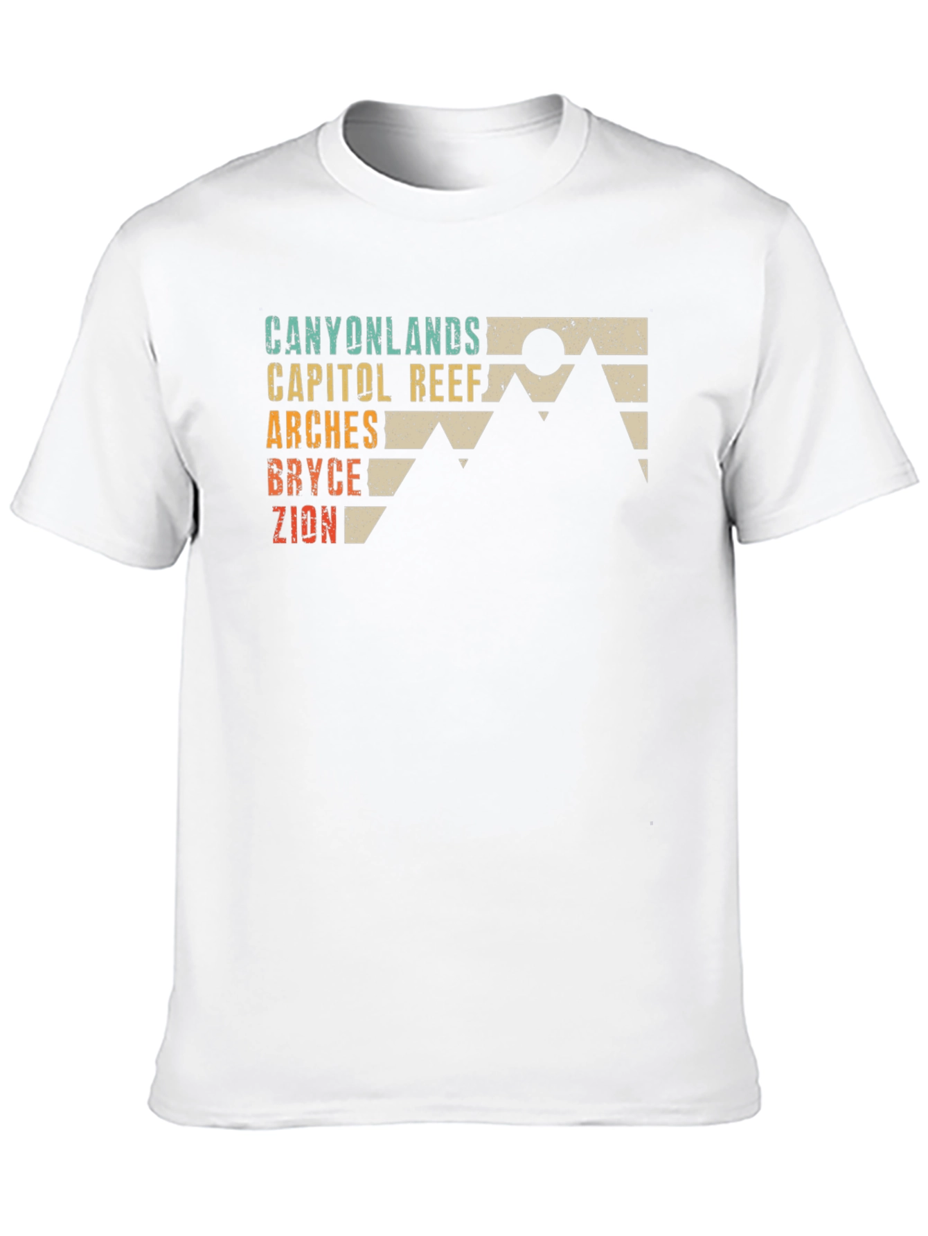 Utah National Parks Retro Graphic Tee
