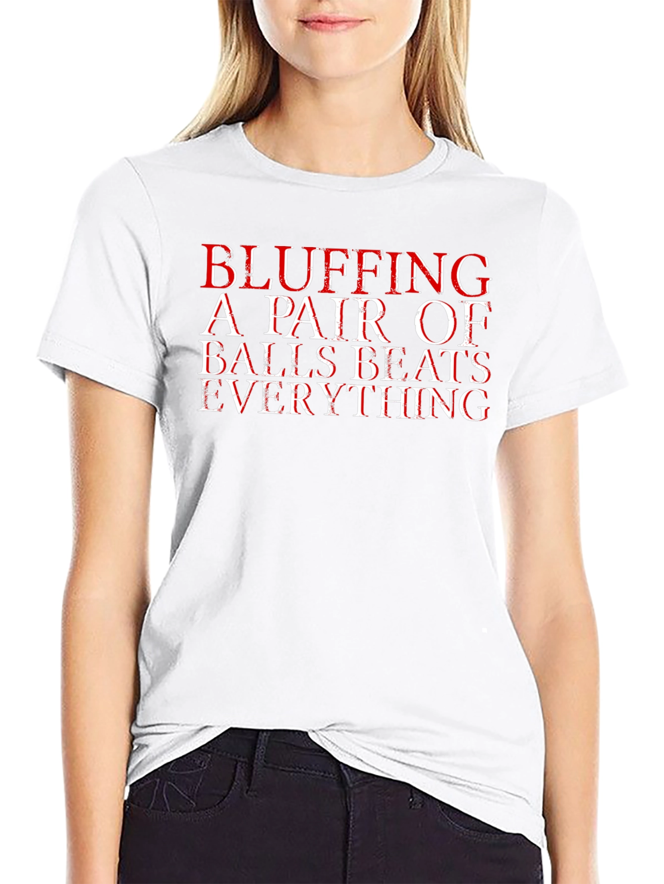 Bluffing Poker Funny T-Shirt
