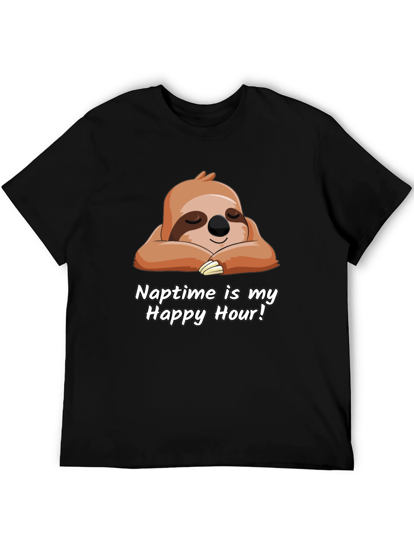 Naptime is My Happy Hour Sloth T-Shirt