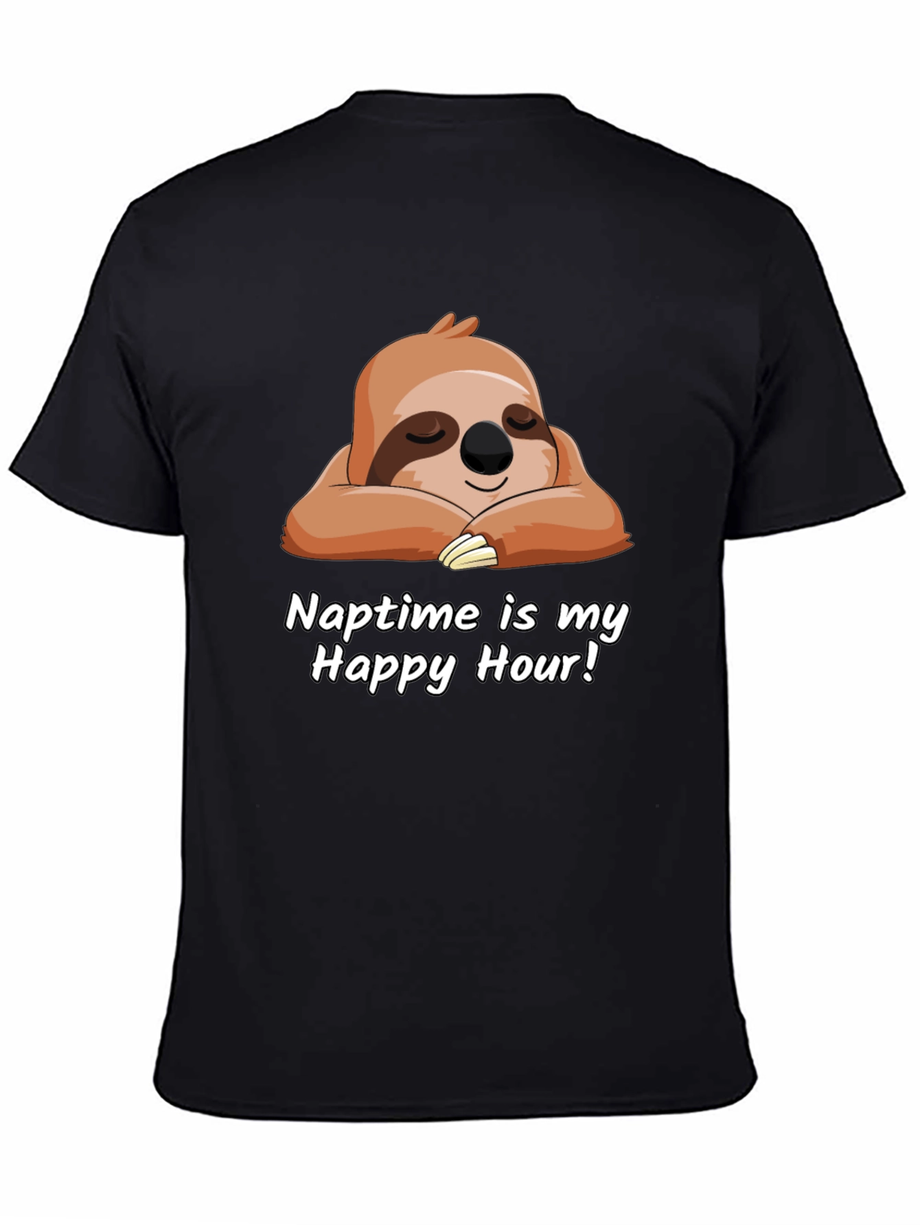 Naptime is My Happy Hour Sloth T-Shirt