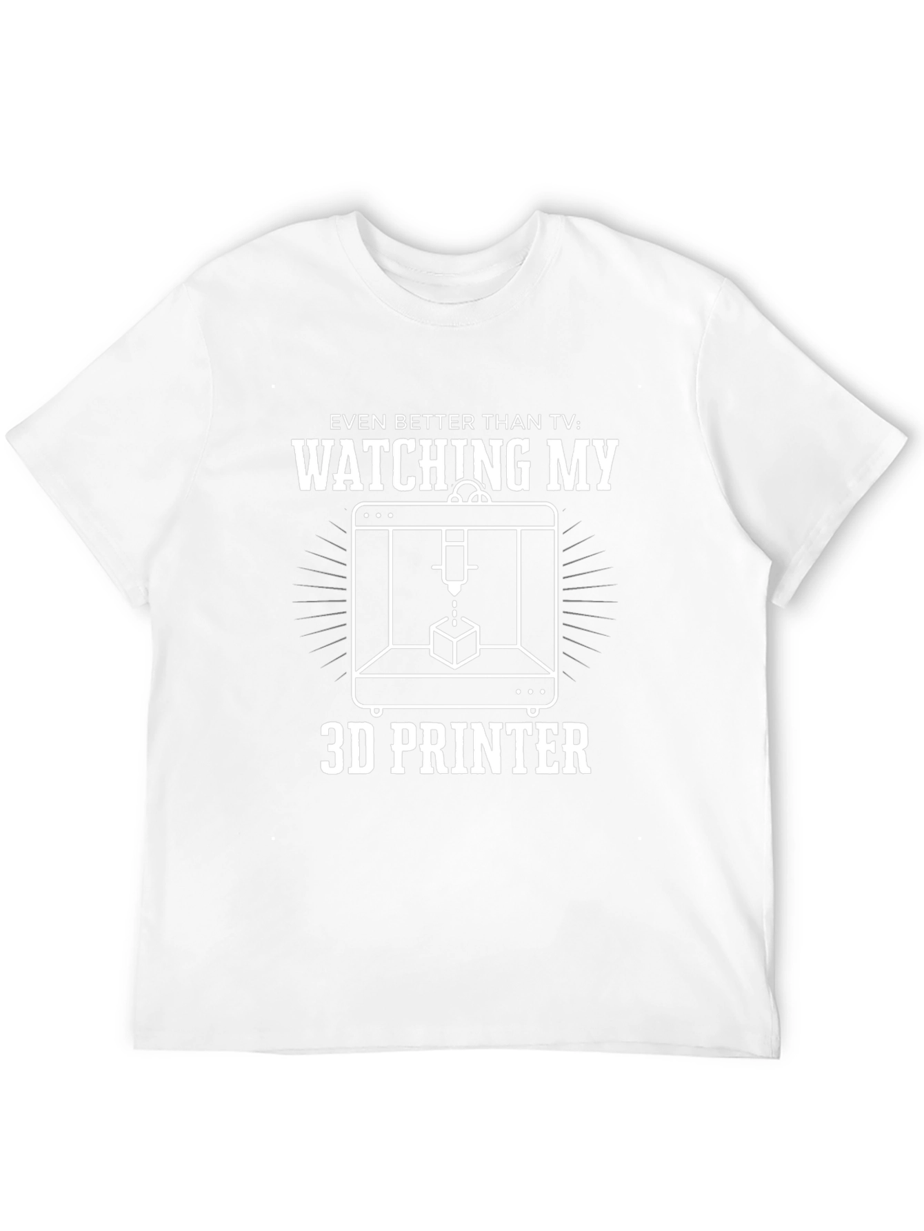 3D Printer Hobbyist Black T-Shirt
