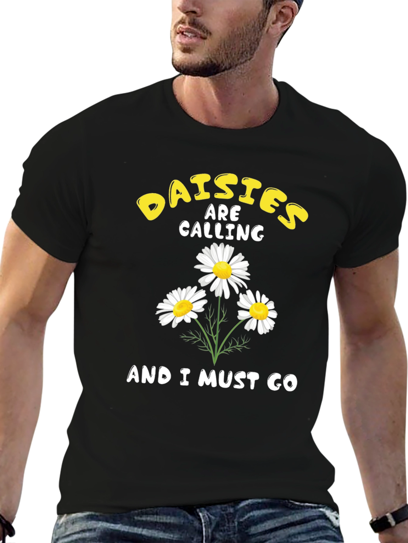 Daisies Are Calling Graphic T-Shirt