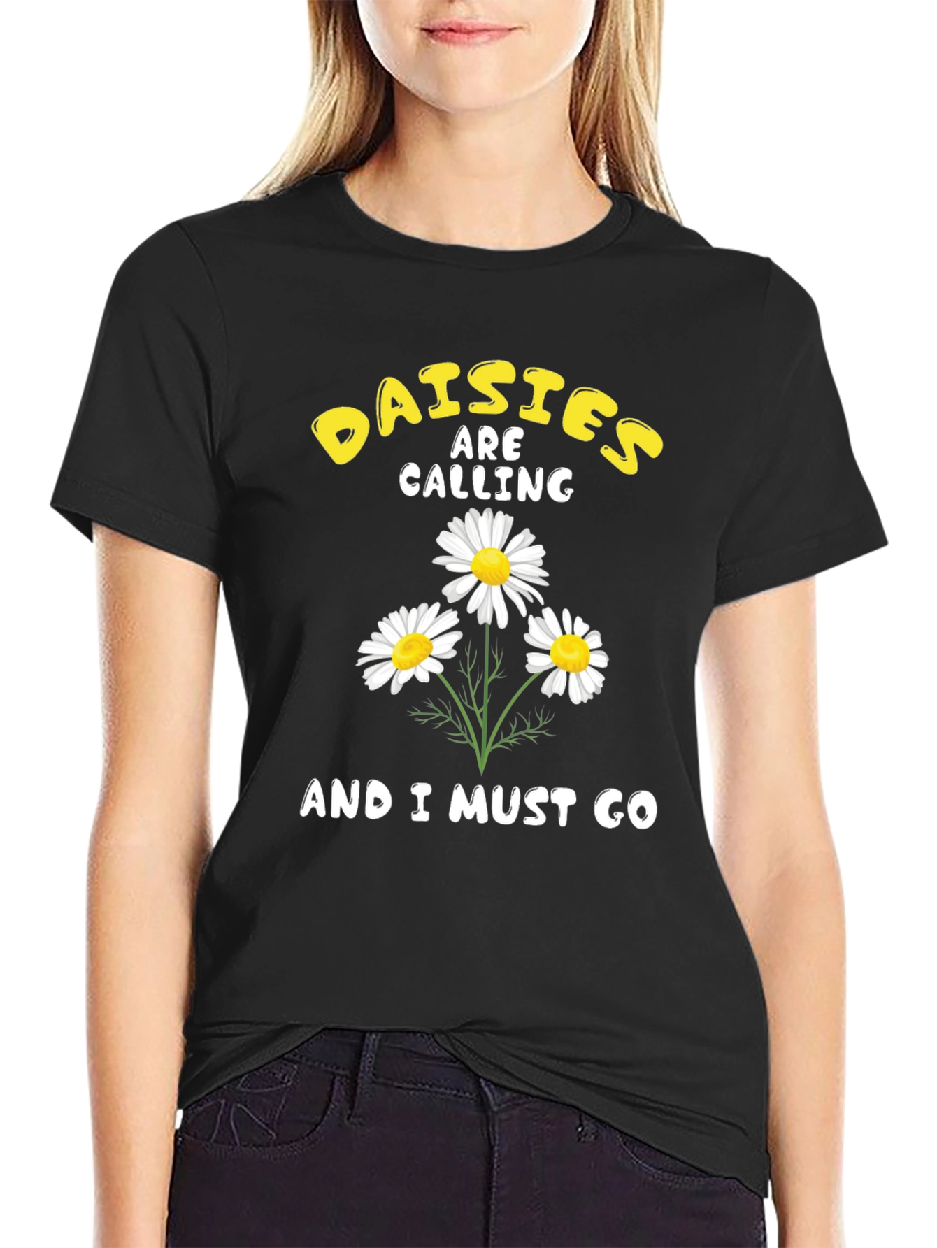 Daisies Are Calling Graphic T-Shirt