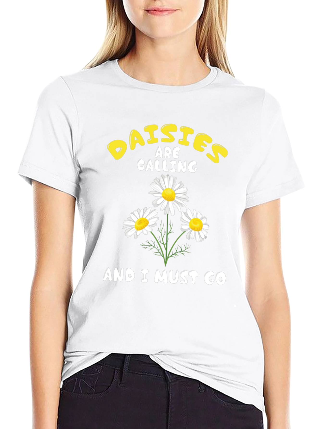 Daisies Are Calling Graphic T-Shirt