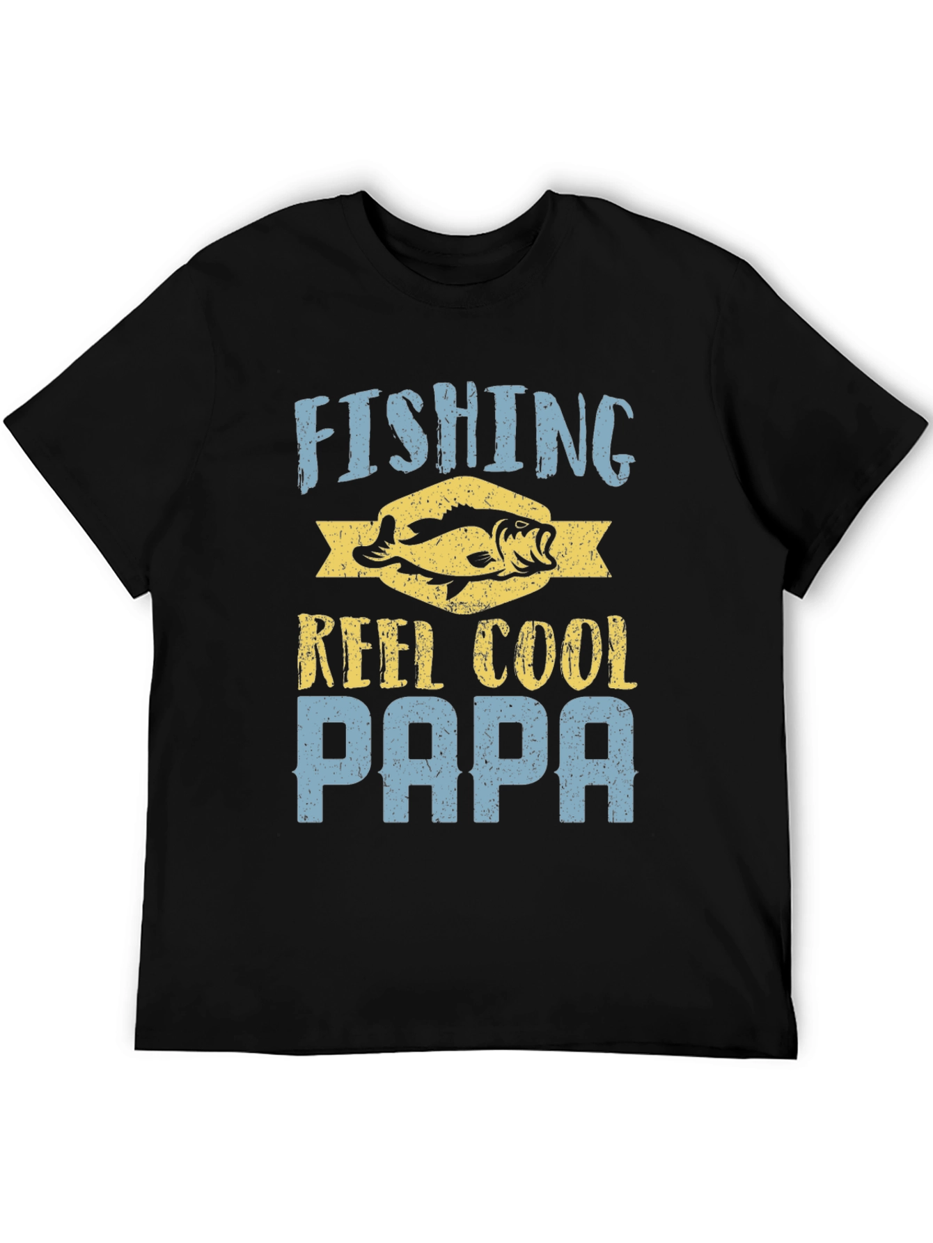 Fishing Reel Cool Papa Graphic T-Shirt