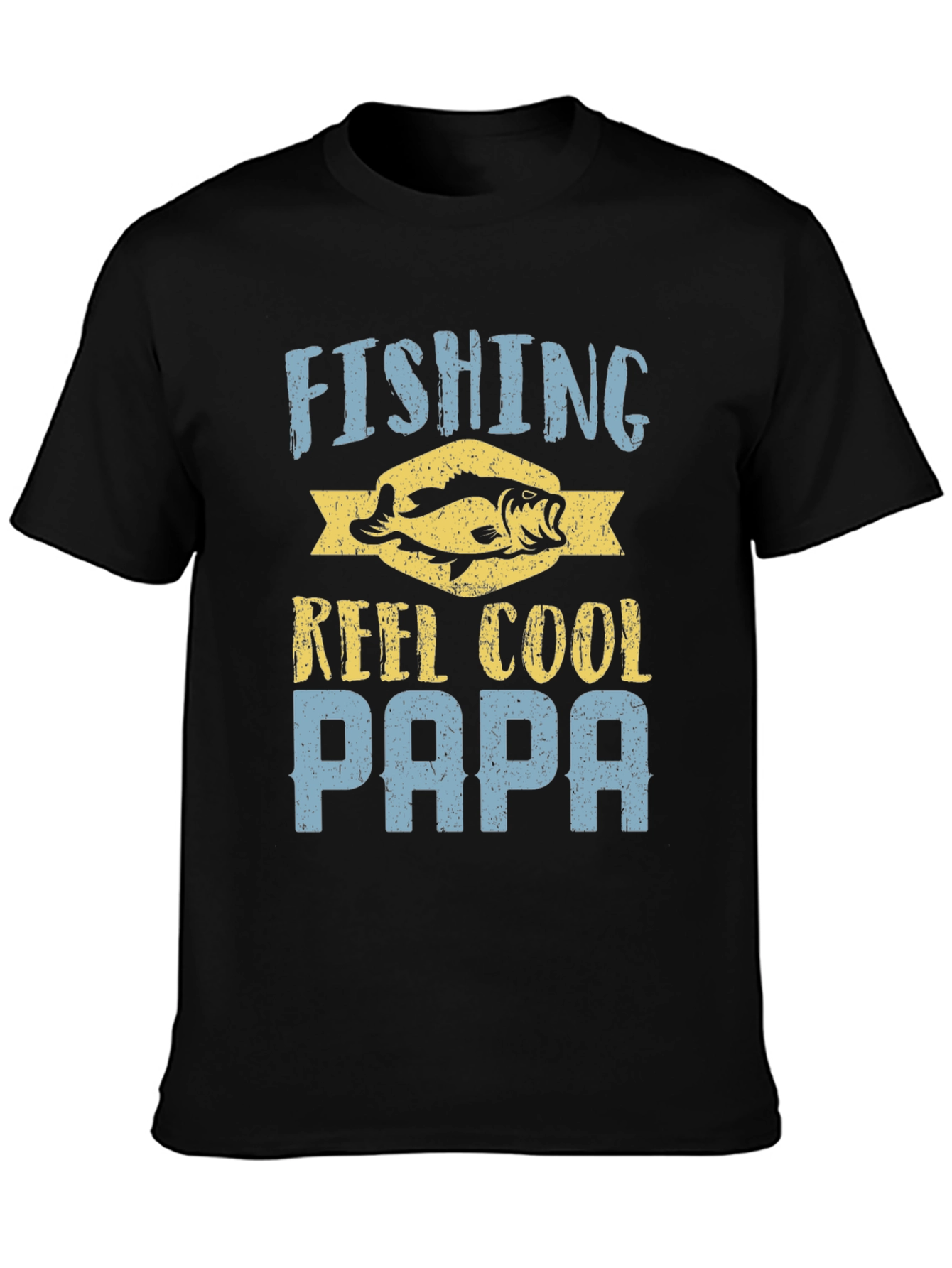 Fishing Reel Cool Papa Graphic T-Shirt