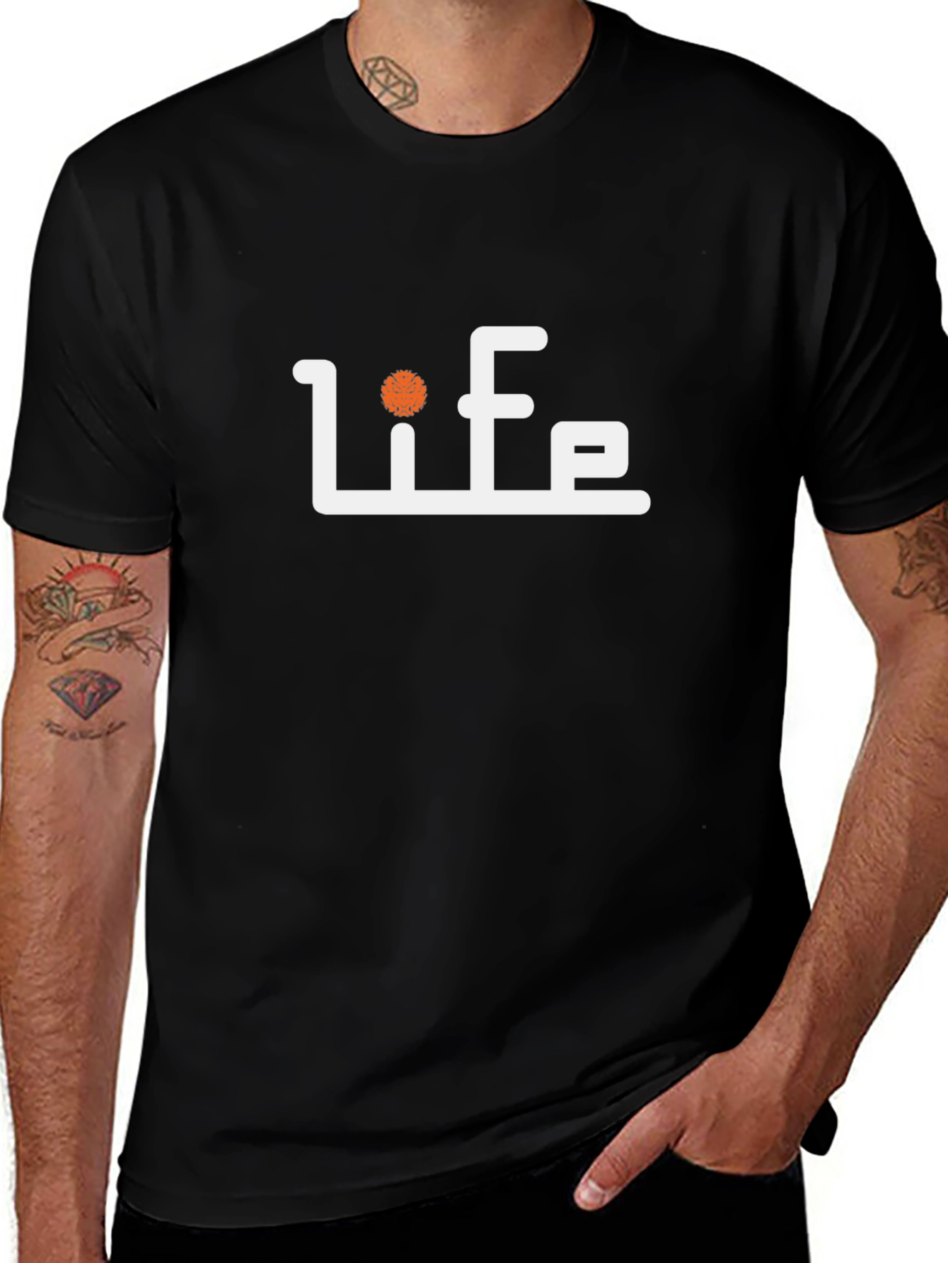 Basketball Life Graphic T-Shirt - Casual Cotton Tee
