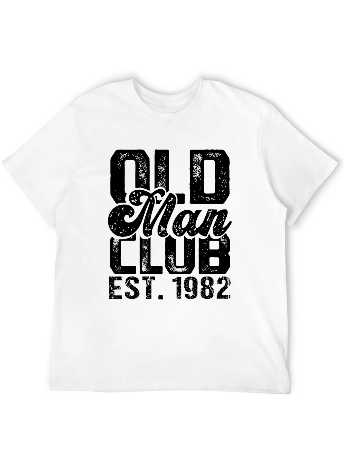 Old Man Club Est. 1982 Black T-Shirt