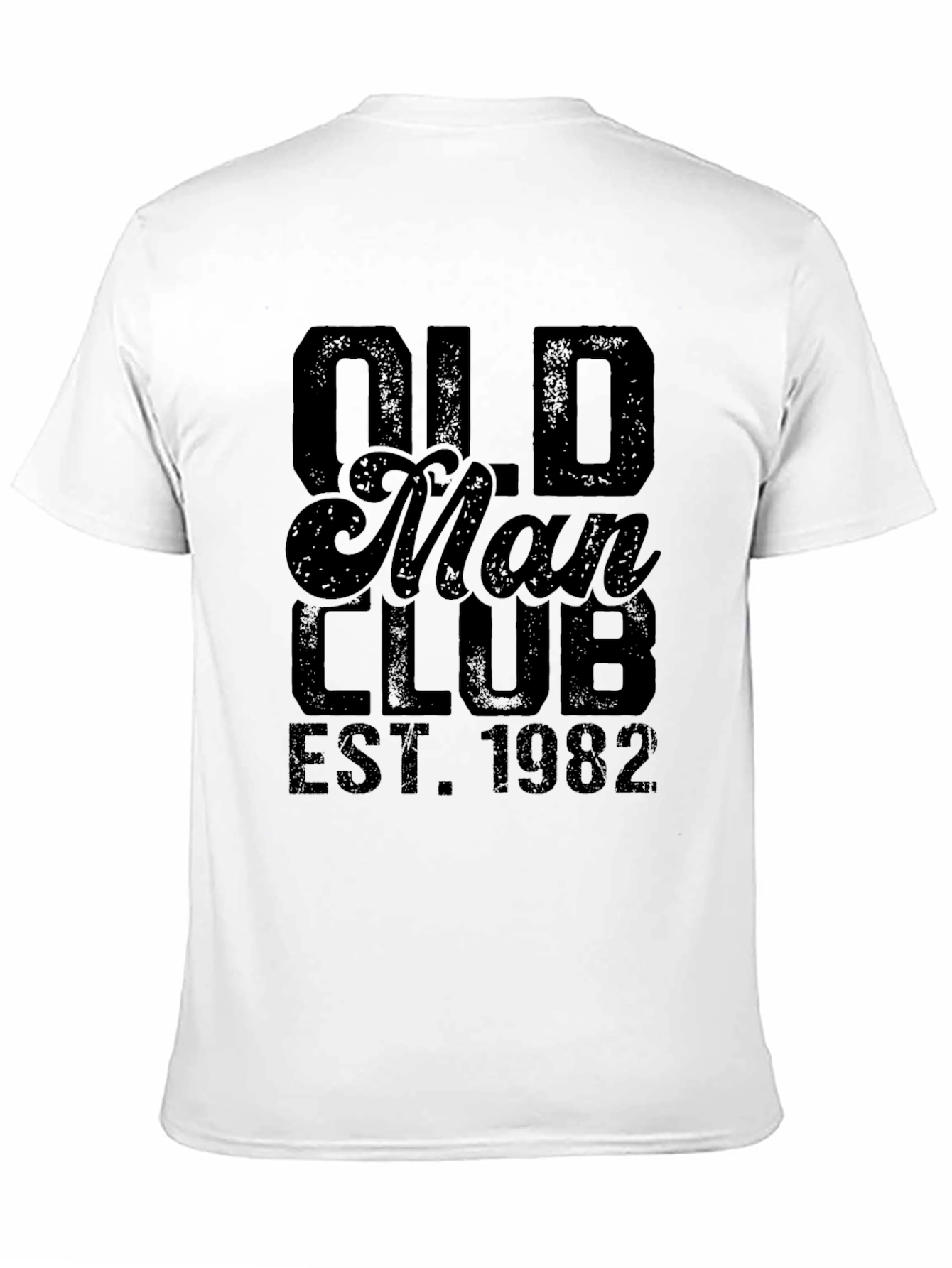 Old Man Club Est. 1982 Black T-Shirt