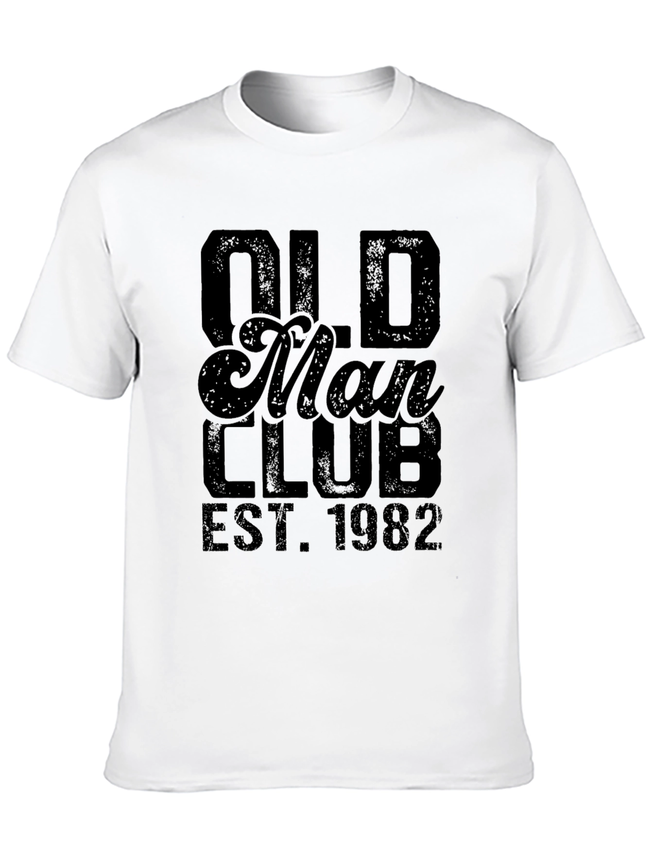 Old Man Club Est. 1982 Black T-Shirt