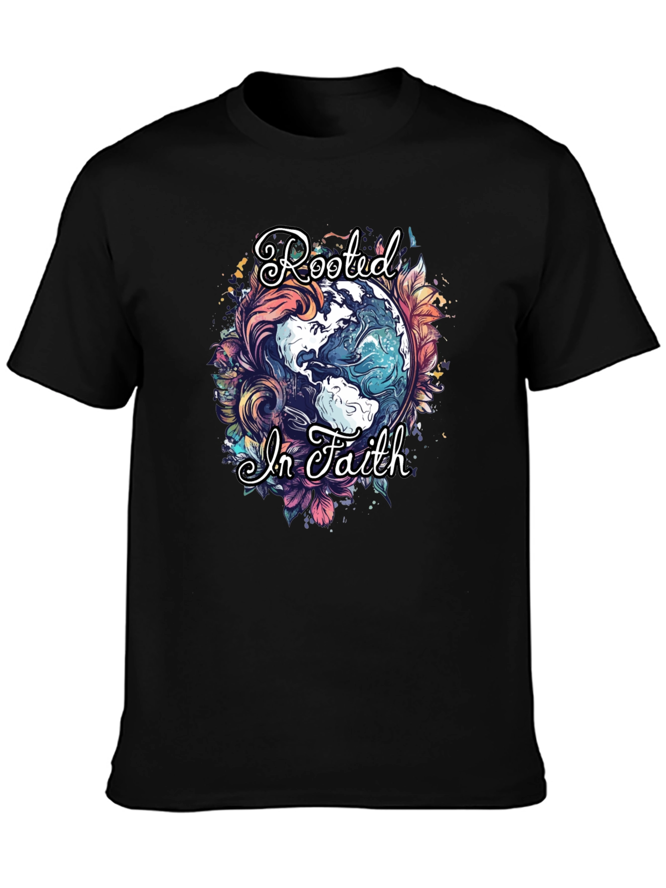 Rooted in Faith Graphic T-Shirt