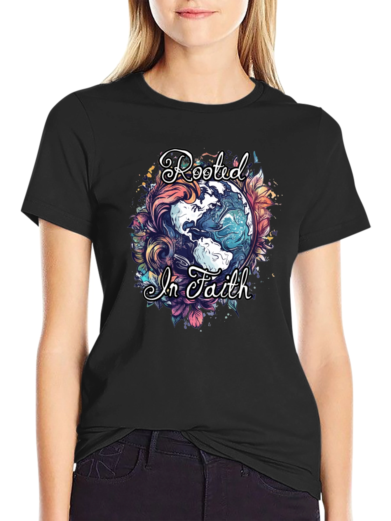Rooted in Faith Graphic T-Shirt