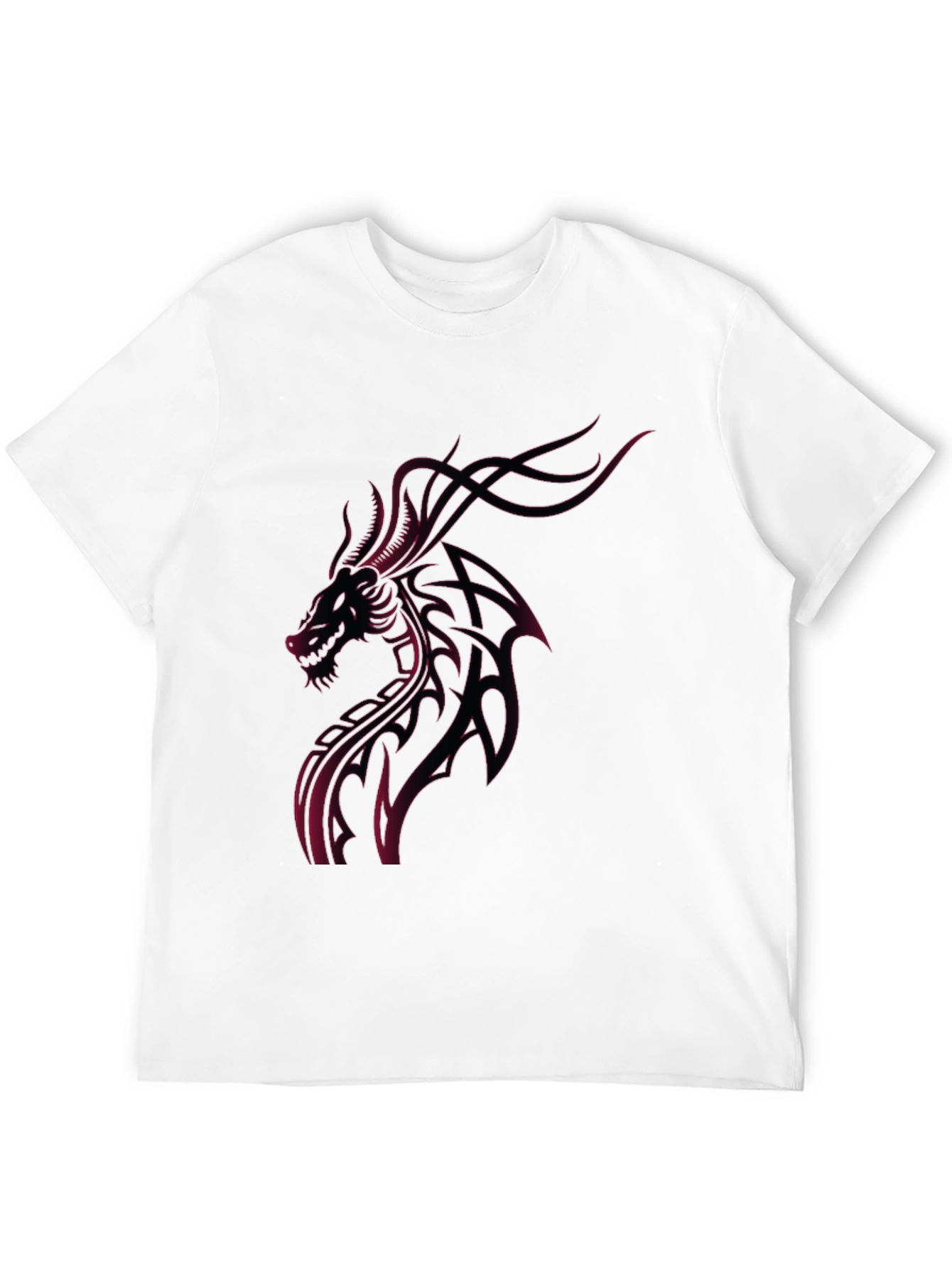 Dragon Graphic Print Mens T-Shirt