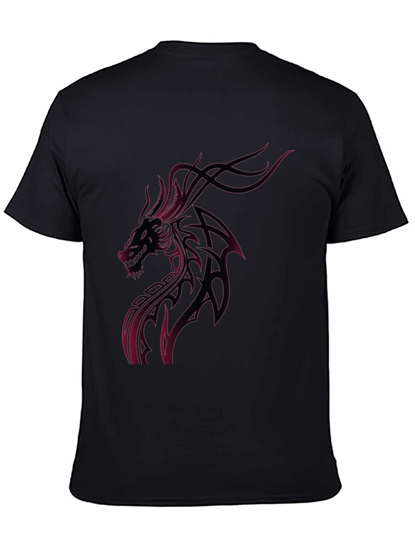 Dragon Graphic Print Mens T-Shirt