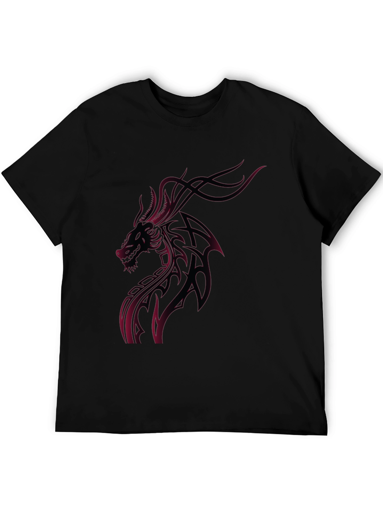 Dragon Graphic Print Mens T-Shirt