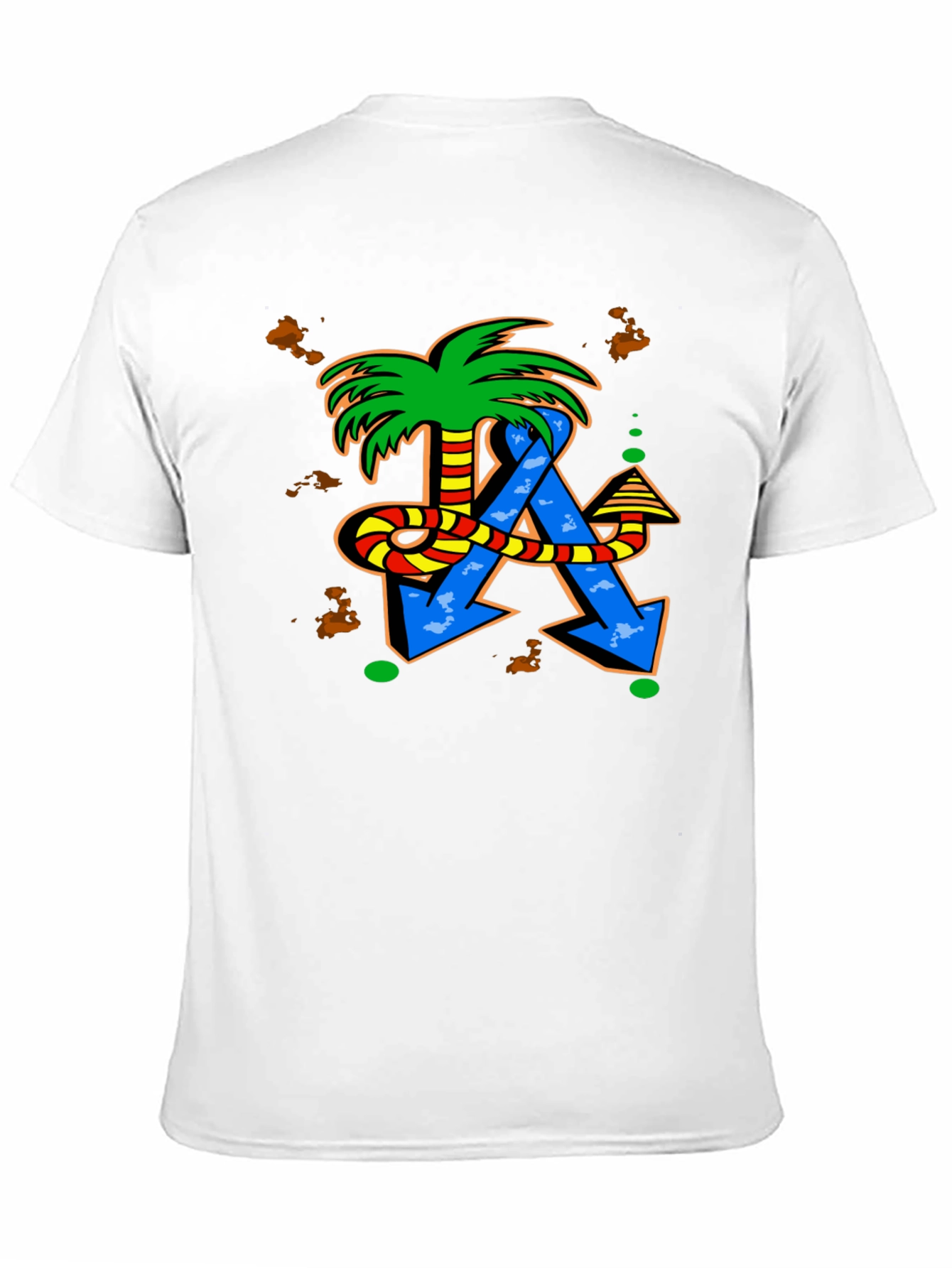Funky Palm Tree & Arrow T-Shirt