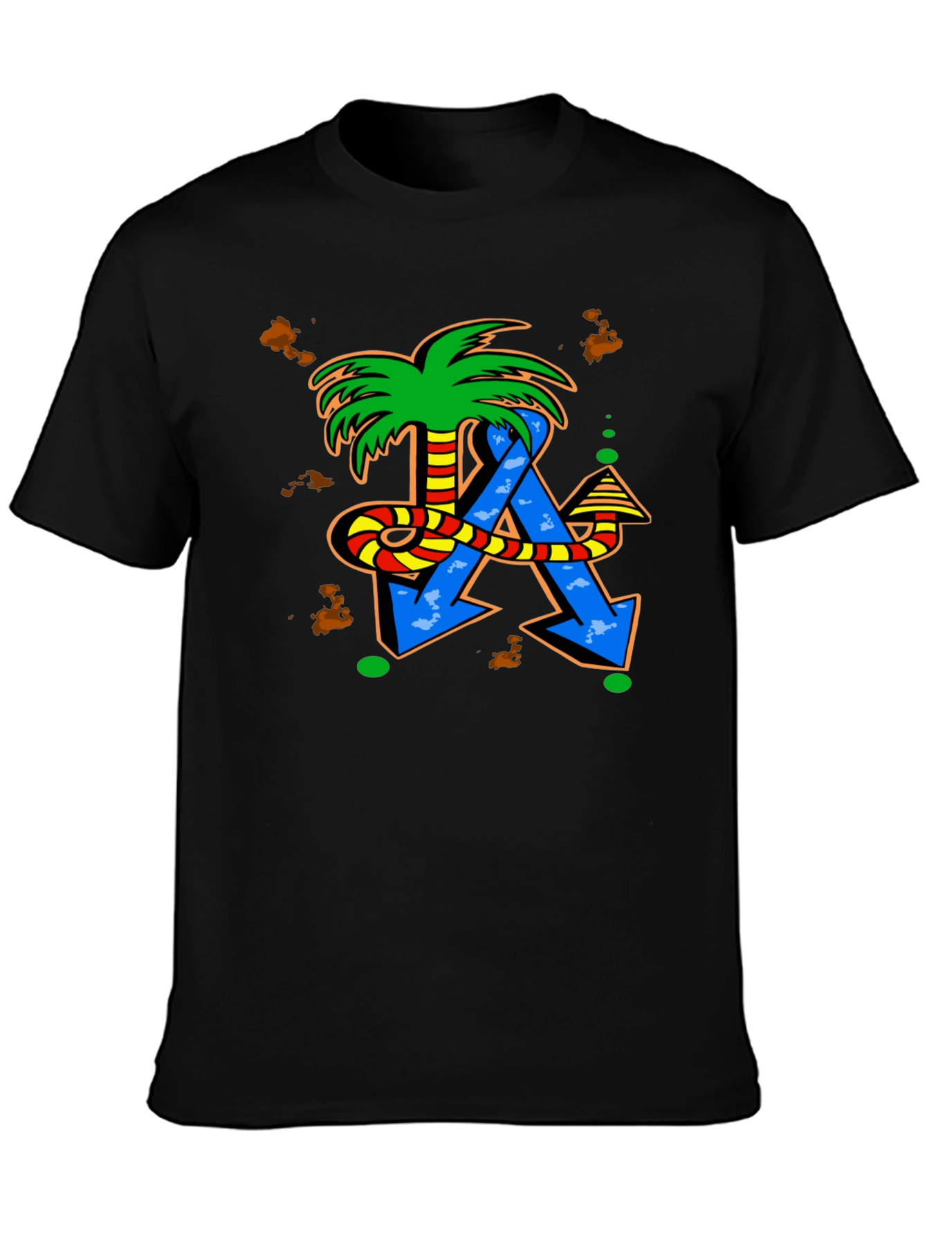 Funky Palm Tree & Arrow T-Shirt