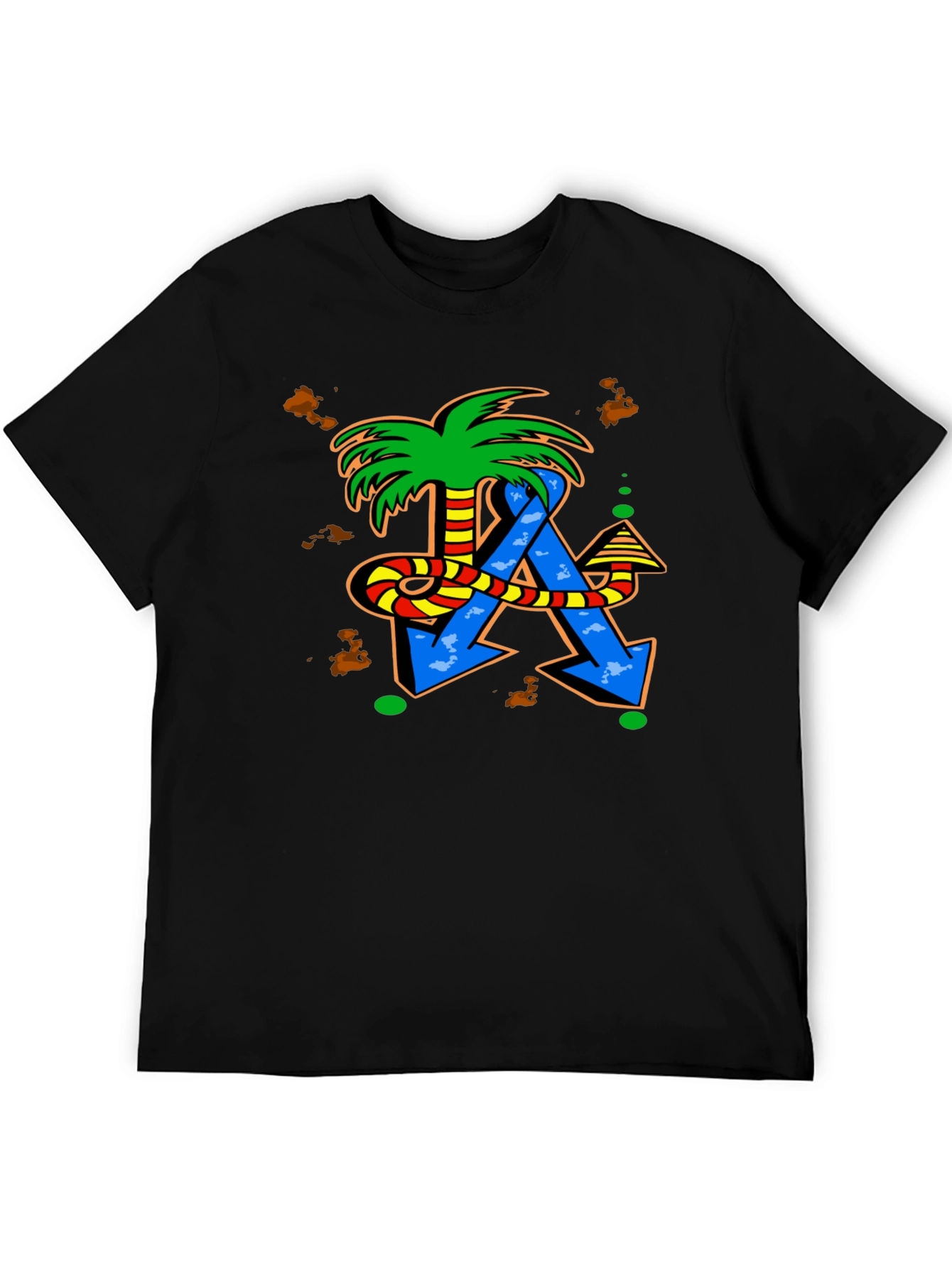 Funky Palm Tree & Arrow T-Shirt