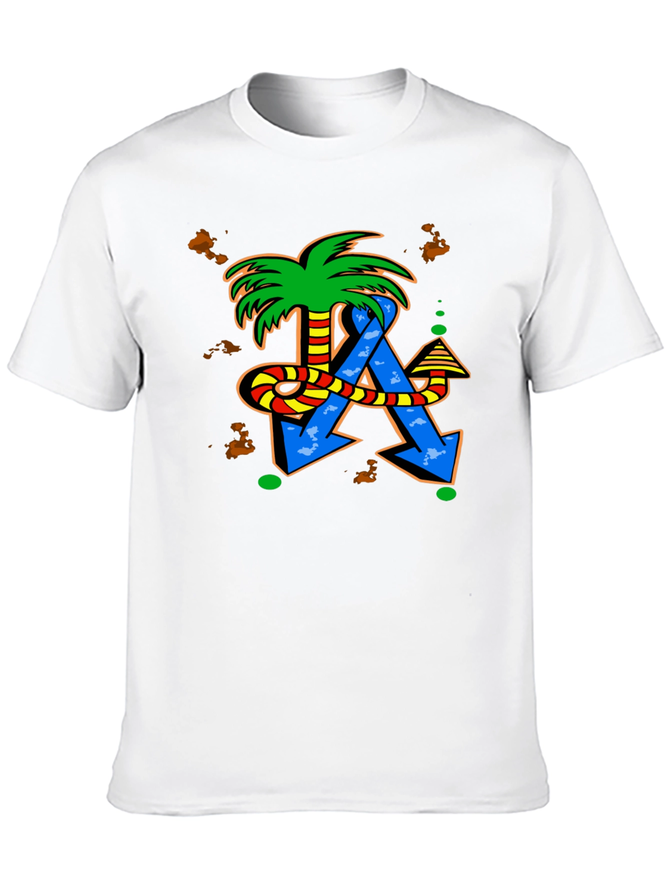 Funky Palm Tree & Arrow T-Shirt