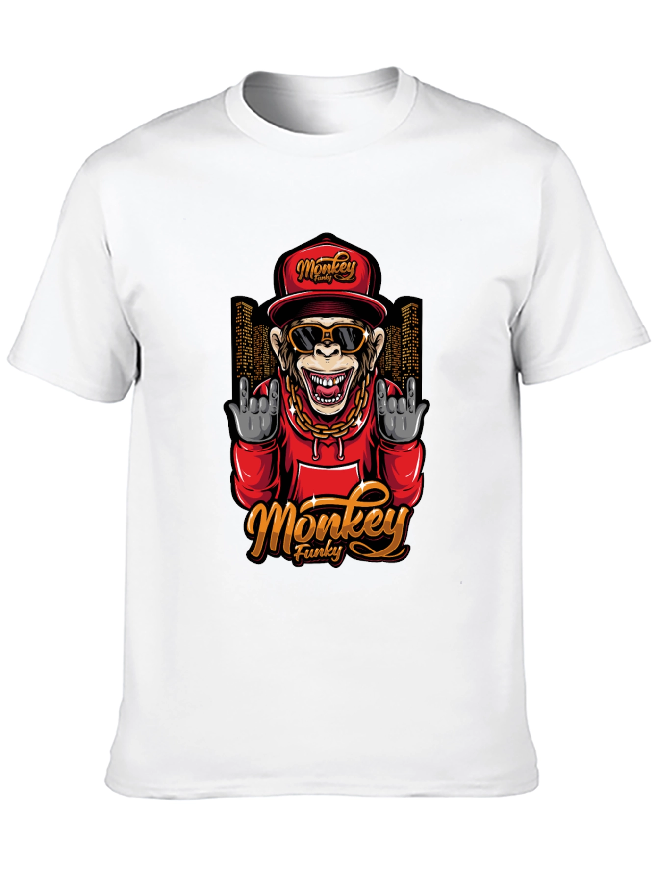 Funky Monkey Graphic Tee - Urban Style