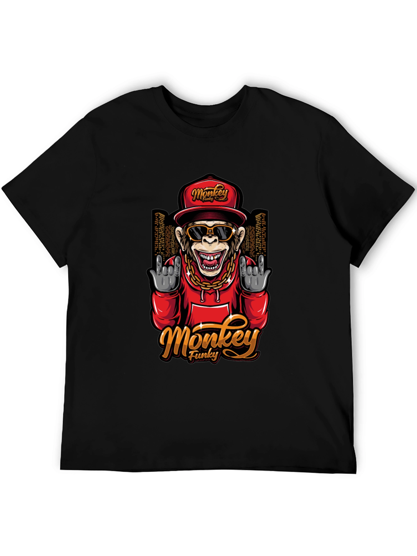Funky Monkey Graphic Tee - Urban Style