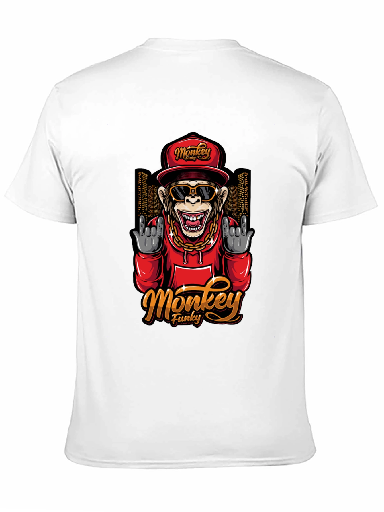 Funky Monkey Graphic Tee - Urban Style