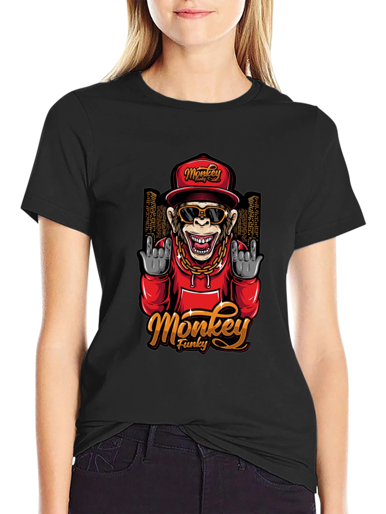Funky Monkey Graphic Tee - Urban Style