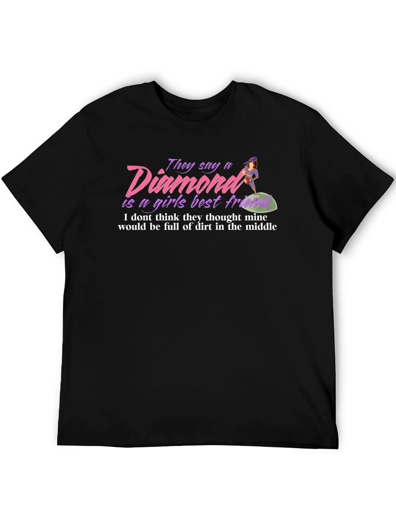 Diamond Dirt Black T-Shirt: A Girls Best Friend?