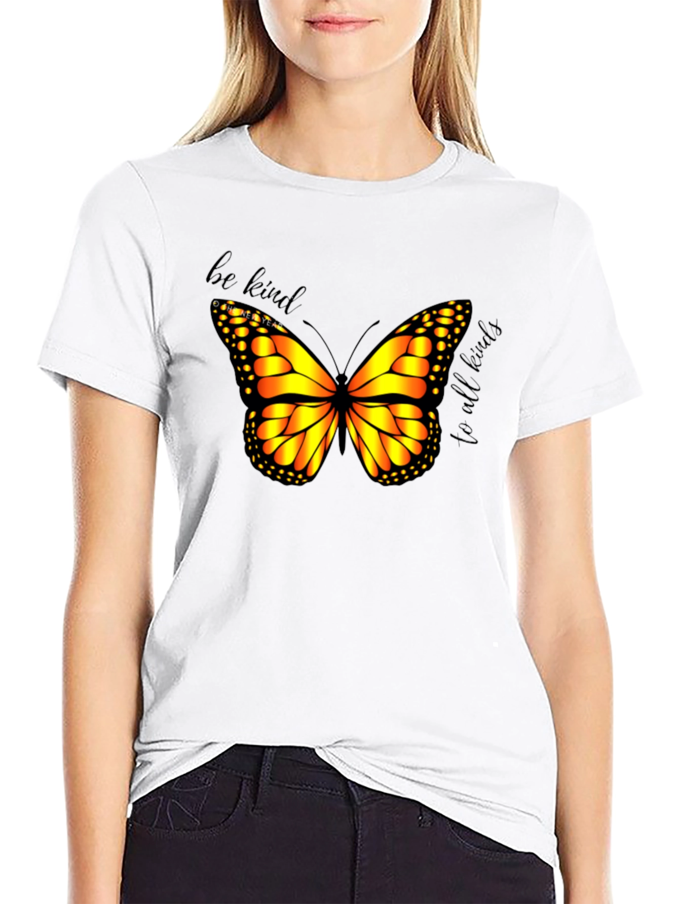 Be Kind Butterfly Graphic T-Shirt
