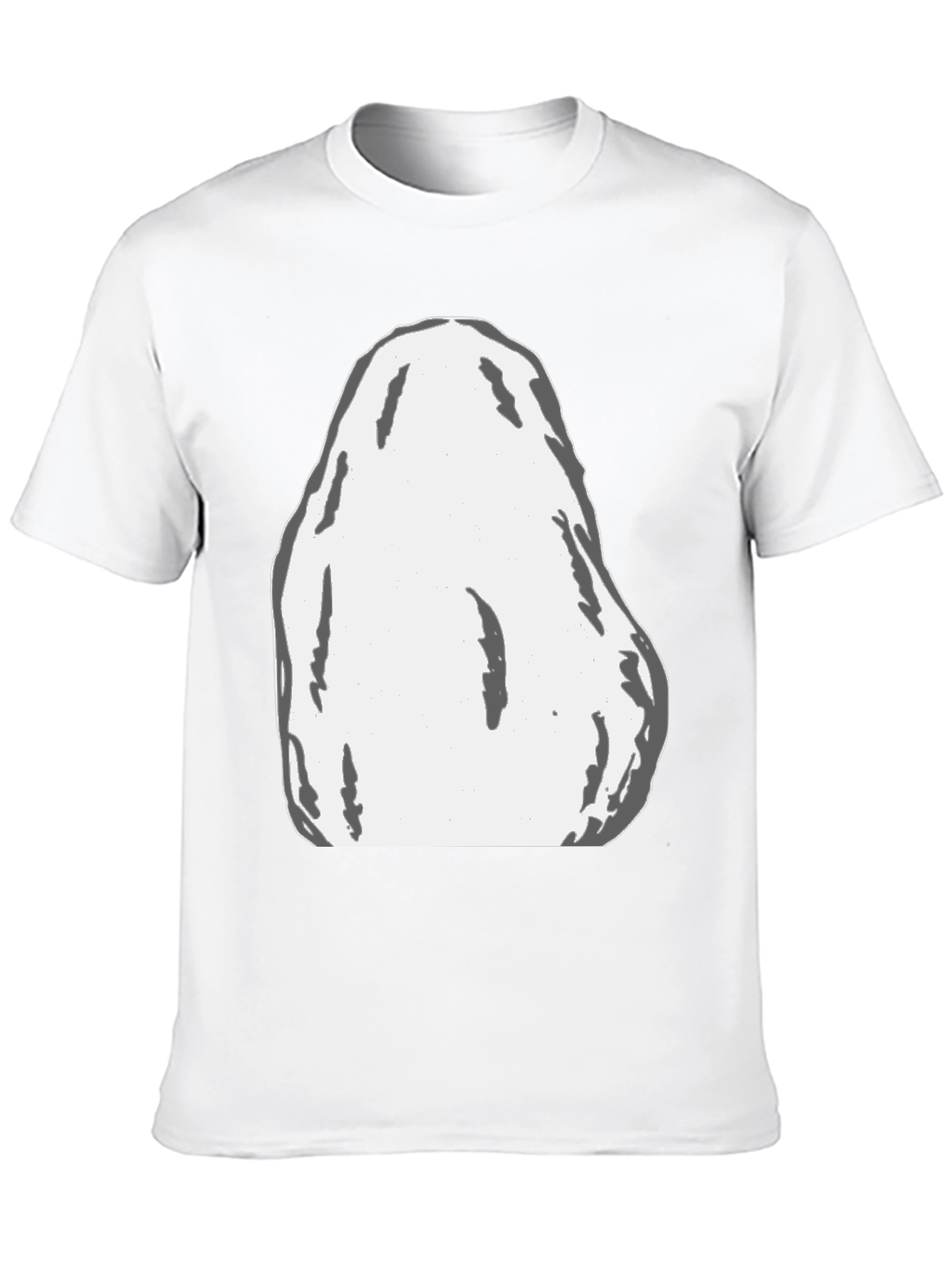 Modern Black T-Shirt with Abstract Graphic Print