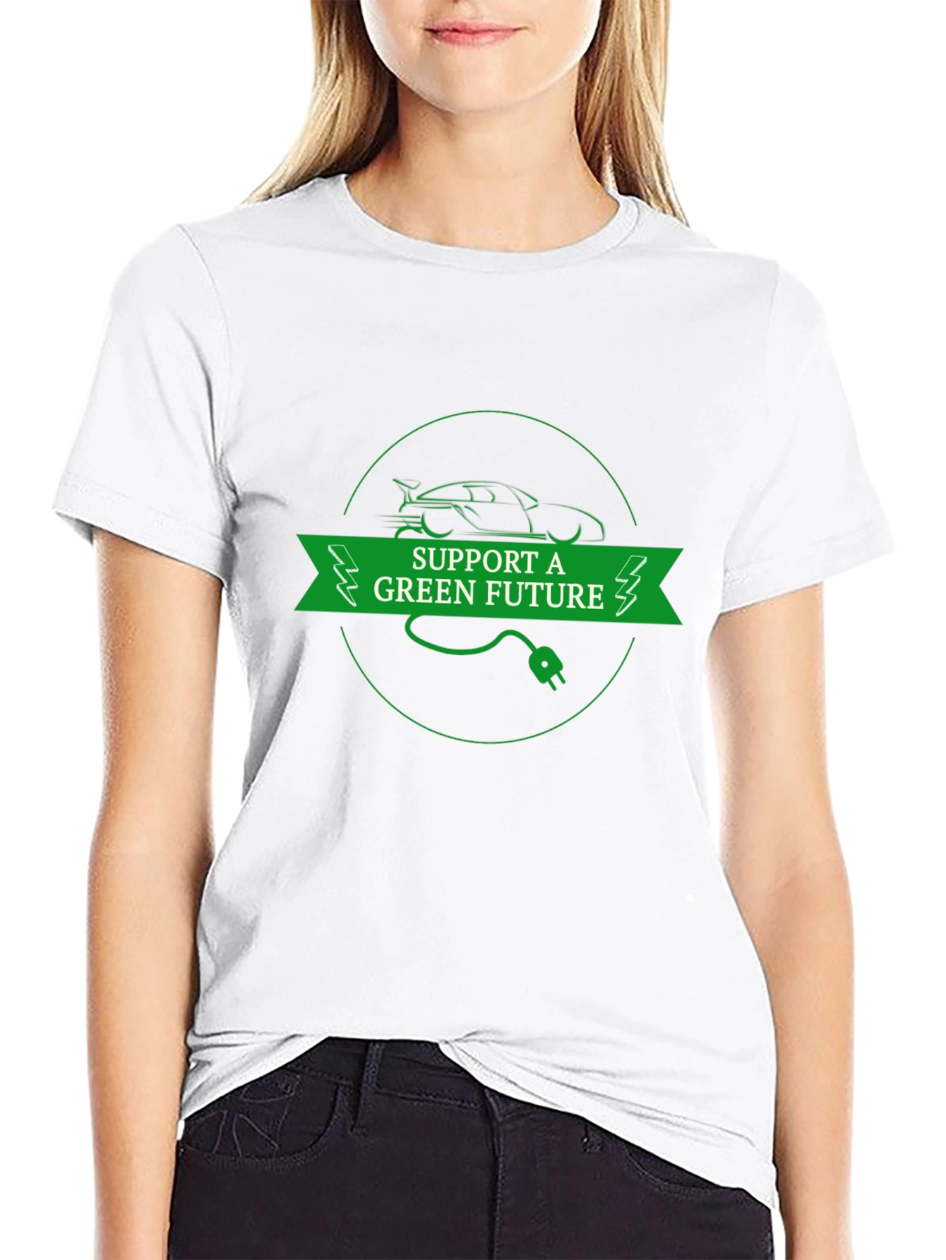 Support a Green Future Electric Car T-Shirt