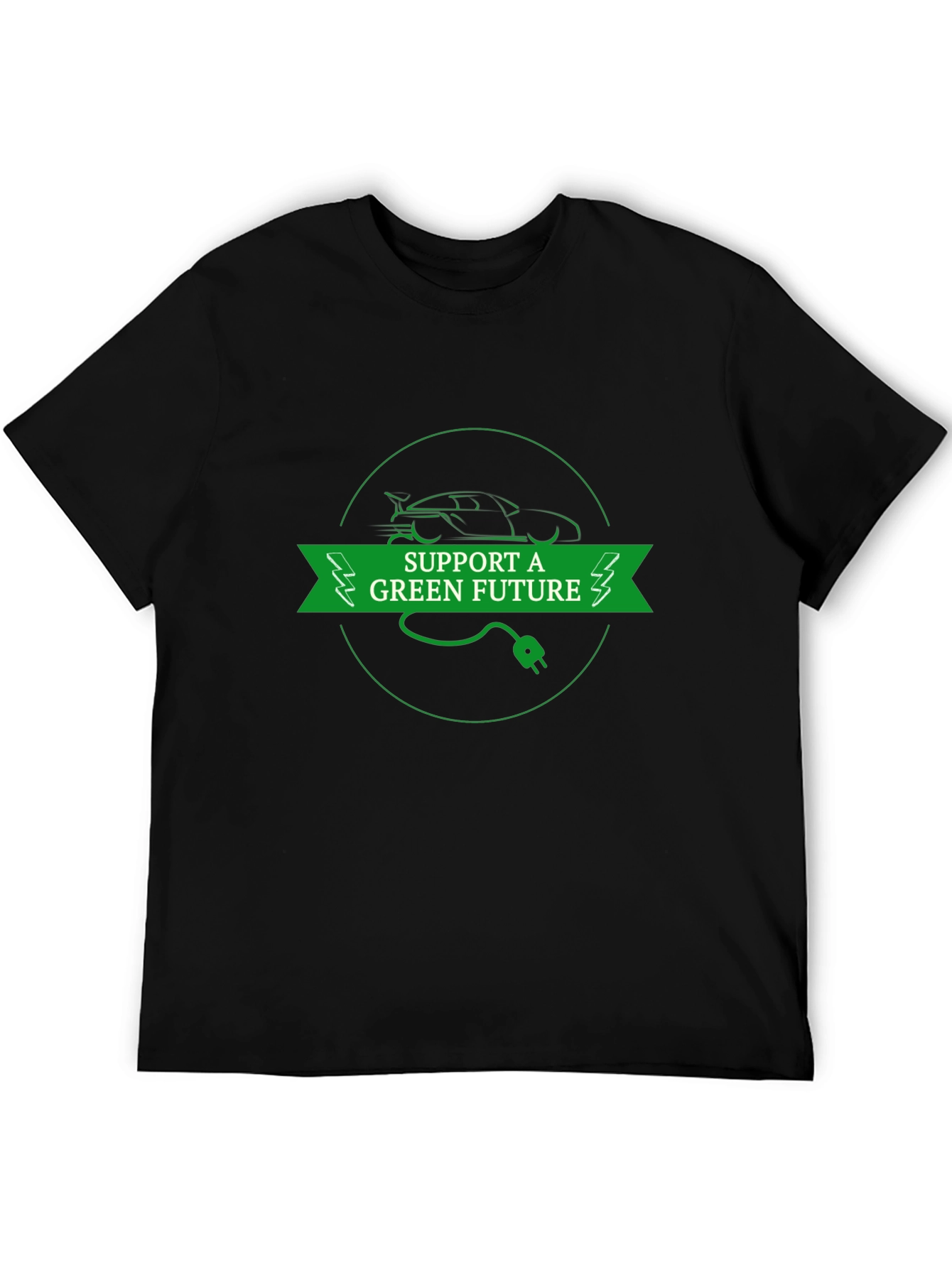 Support a Green Future Electric Car T-Shirt
