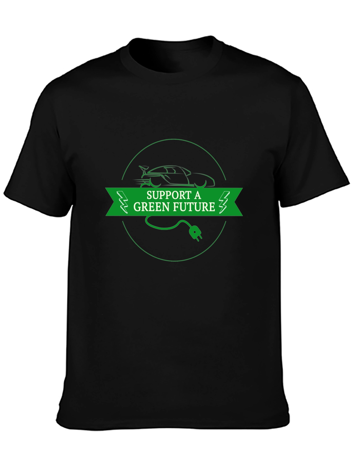 Support a Green Future Electric Car T-Shirt